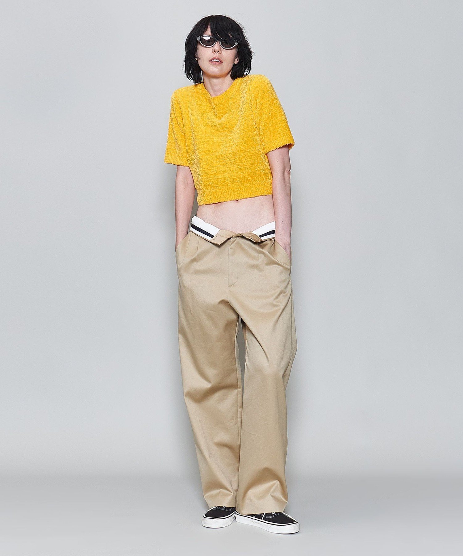 ＜6(ROKU)＞コットンチノワイドパンツ UNITED ARROWS LTD. OUTLET｜<6(ROKU)>コットン チノ ワイド パンツ