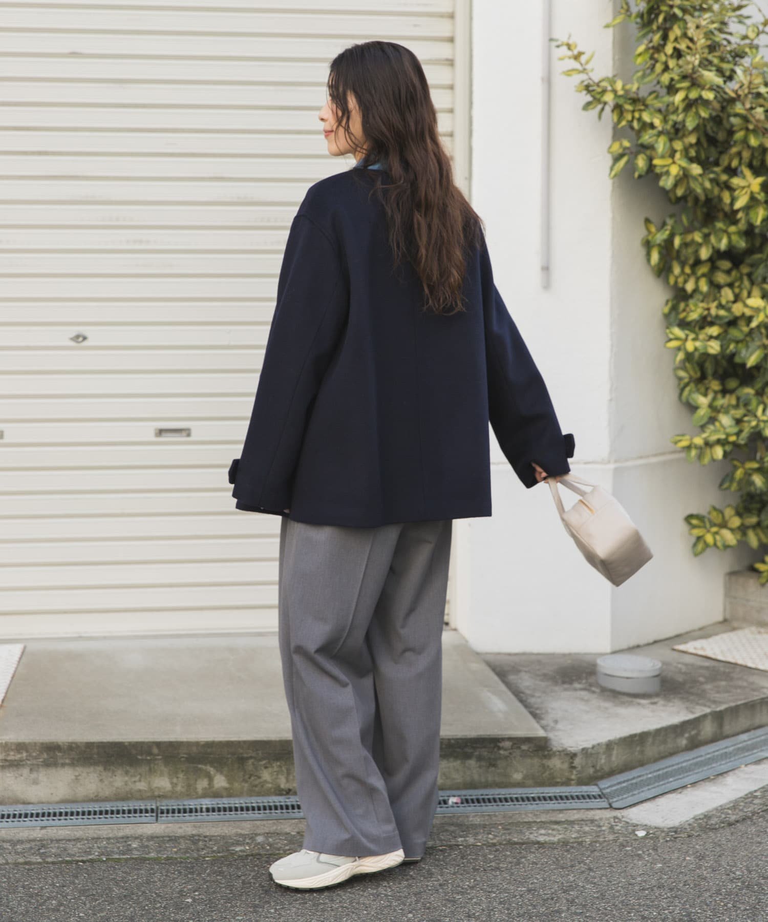 URBAN RESEARCH DOORS｜ウールノーカラーコート | Rakuten Fashion