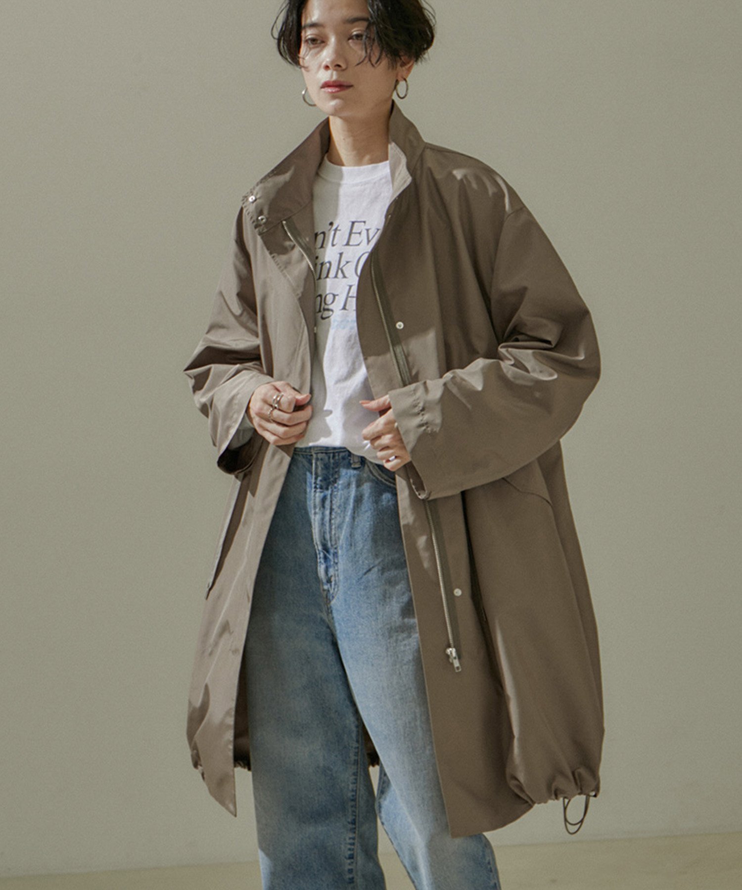 SALON adam et rope'｜[24SS]ミリタリースタンドカラーコート/モッズ