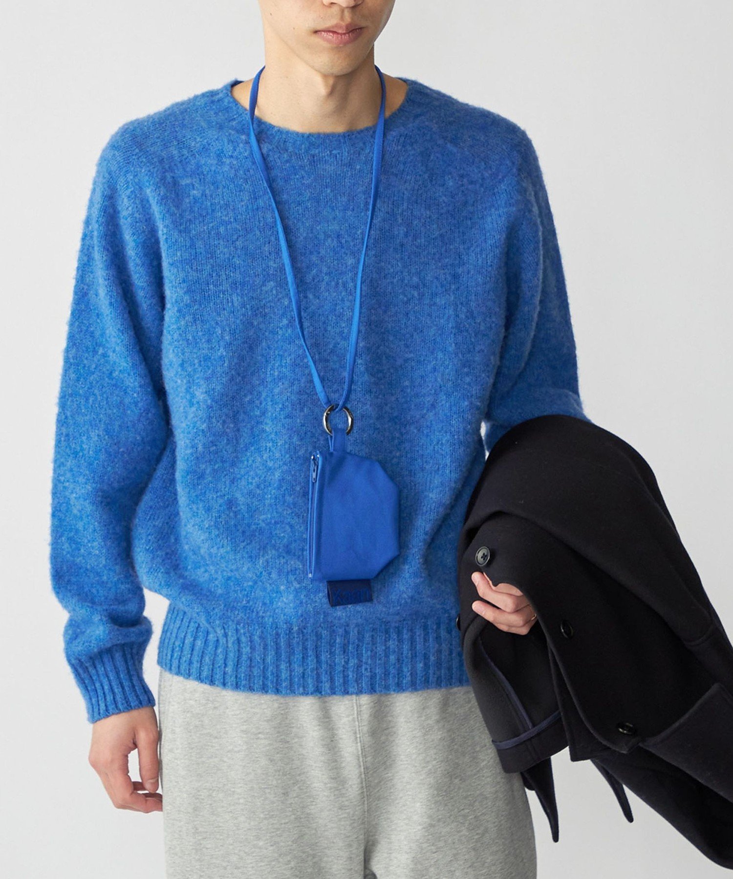 SHIPS｜【SHIPS別注】HARLEY OF SCOTLAND: ウール シャギー クルー