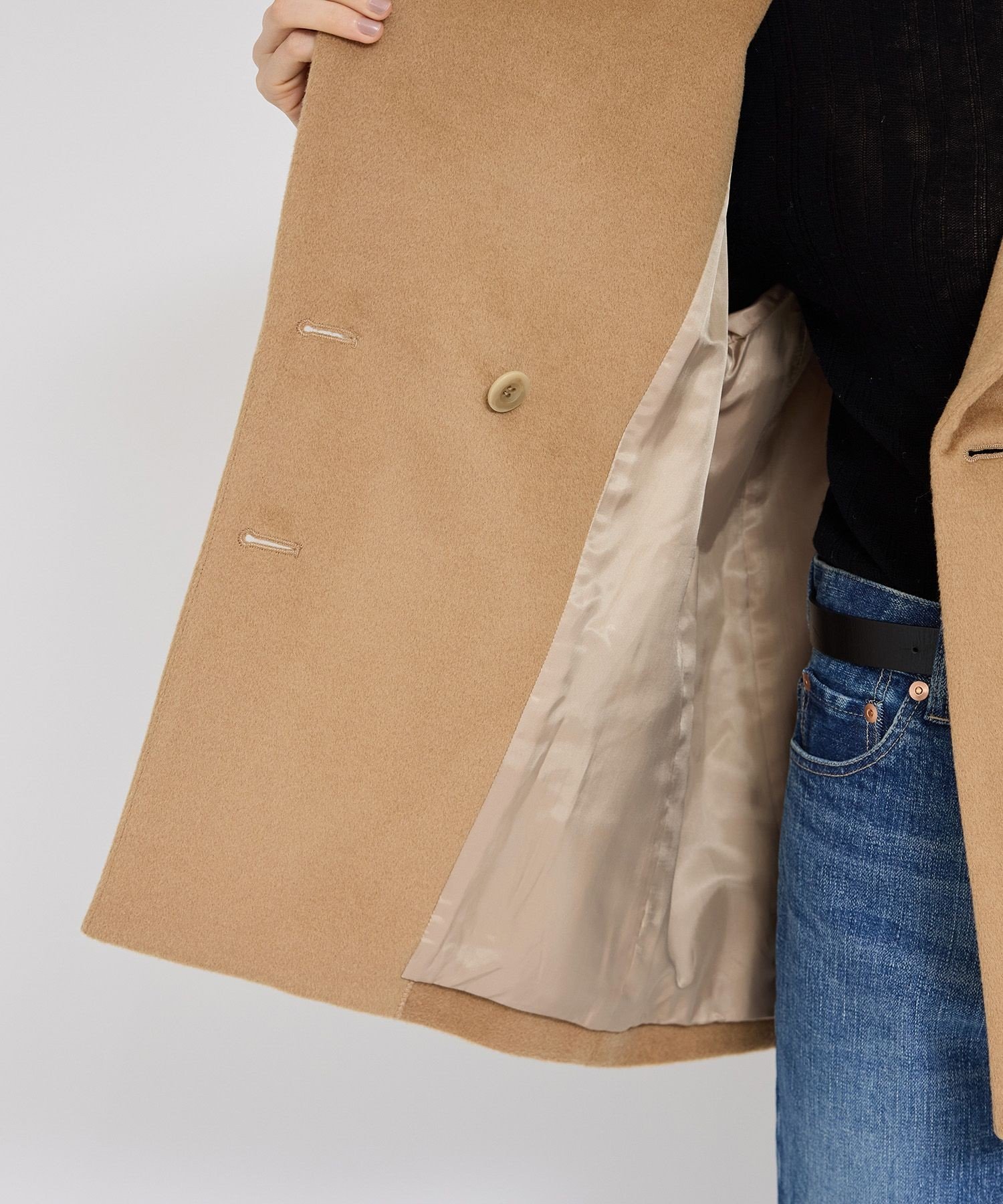 ROPE'｜【高評価】プレミアムカシミヤショートコート | Rakuten