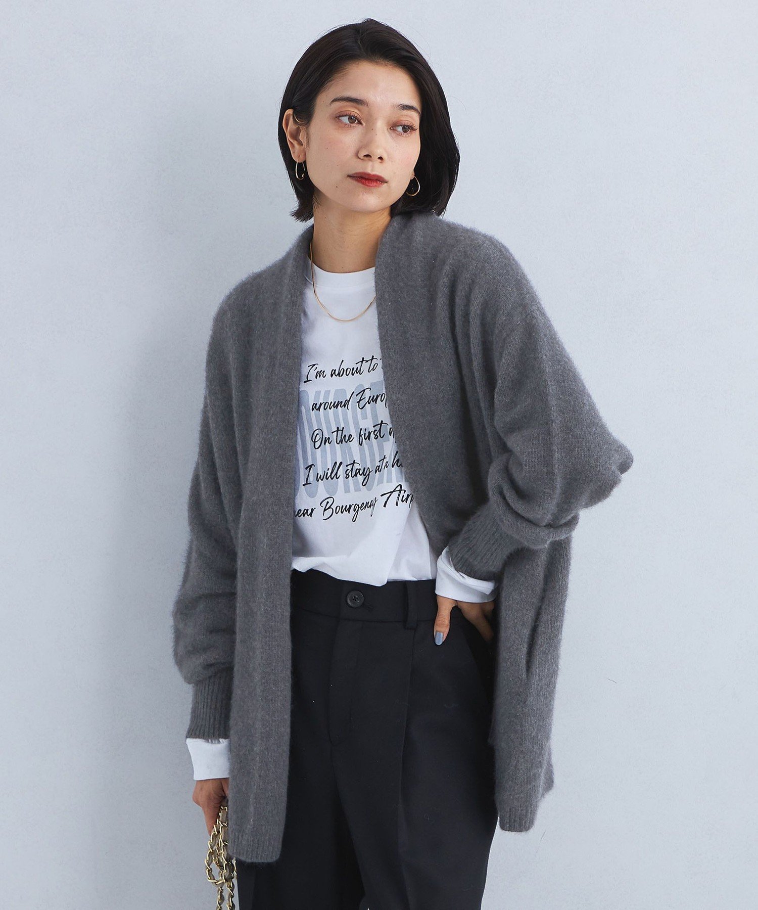 UNITED ARROWS LTD. OUTLET｜FOXブレンド ミドル ニット カーディガン