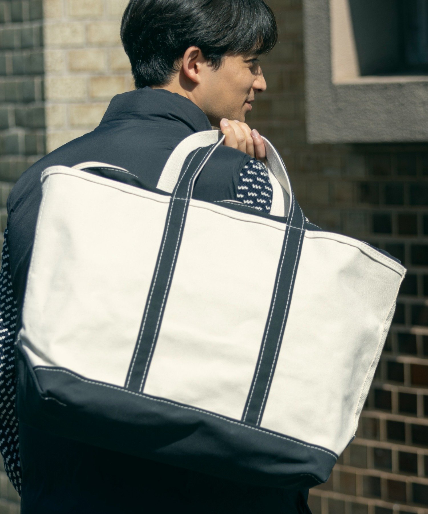 L.L.Bean｜ボート・アンド・トート・バッグ、ジップ・トップ ラージ