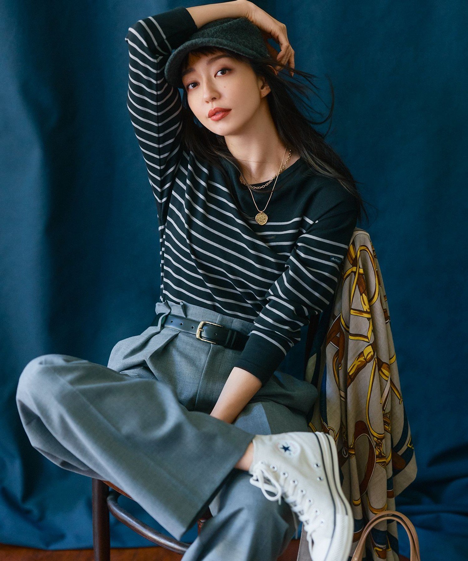 23区｜【好評につき追加/Oggi6月号掲載】ガラスフェザー ベルト