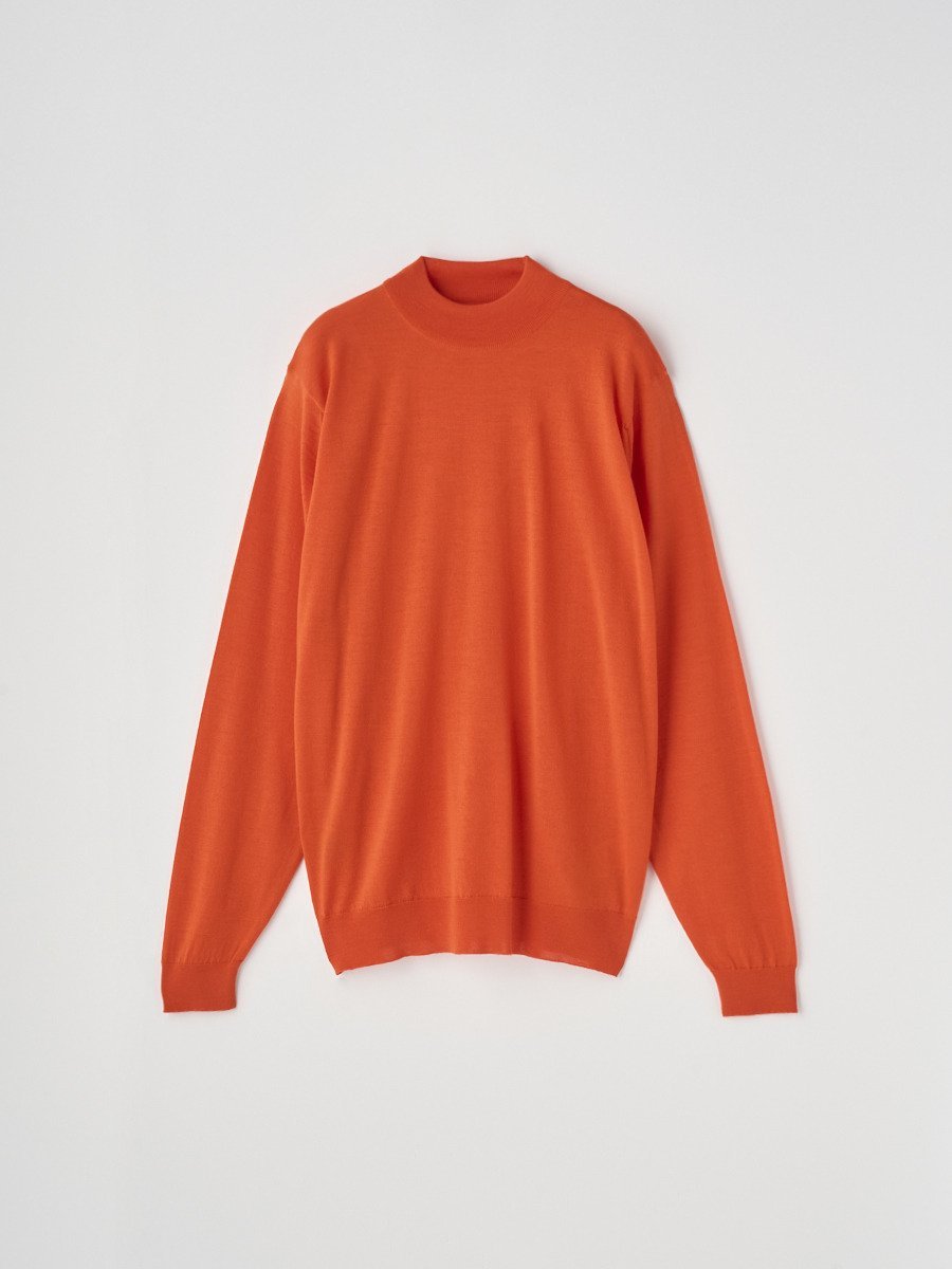 JOHN SMEDLEY｜モックネック長袖ニットプルオーバー | KILDAY | 30G