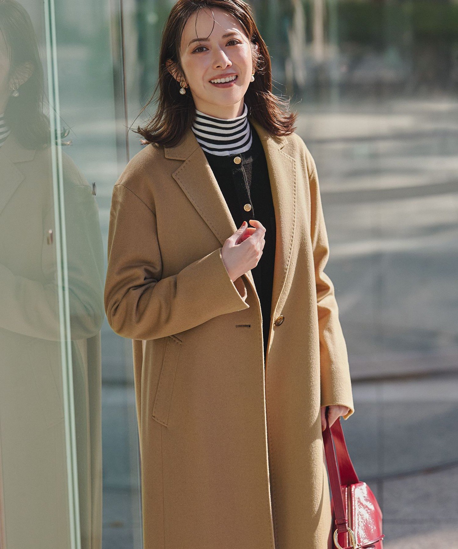 23区｜ウールカシミヤビーバー チェスター コート | Rakuten Fashion