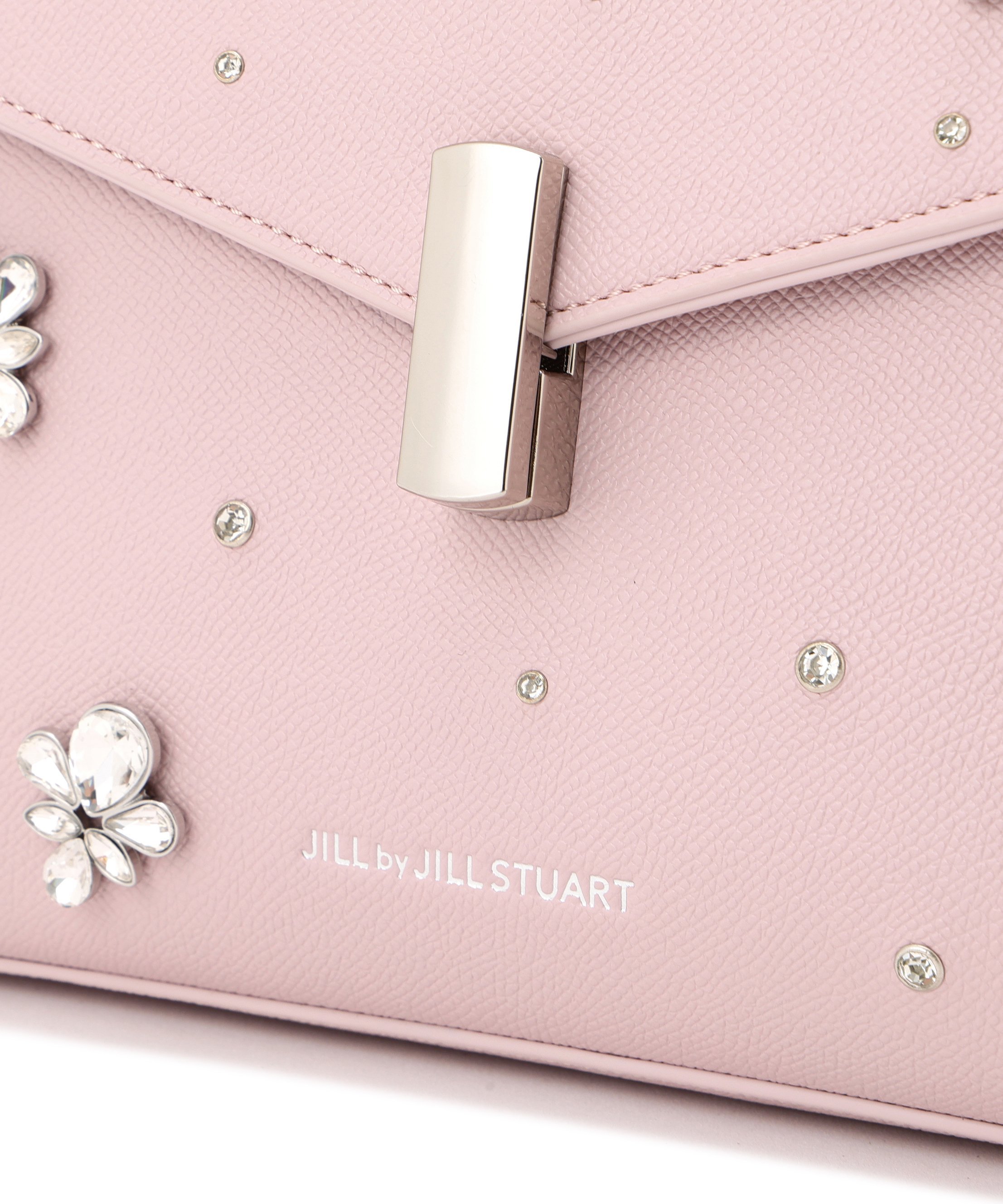 JILL by JILL STUART｜ランダムビジューファーハンドルバッグ