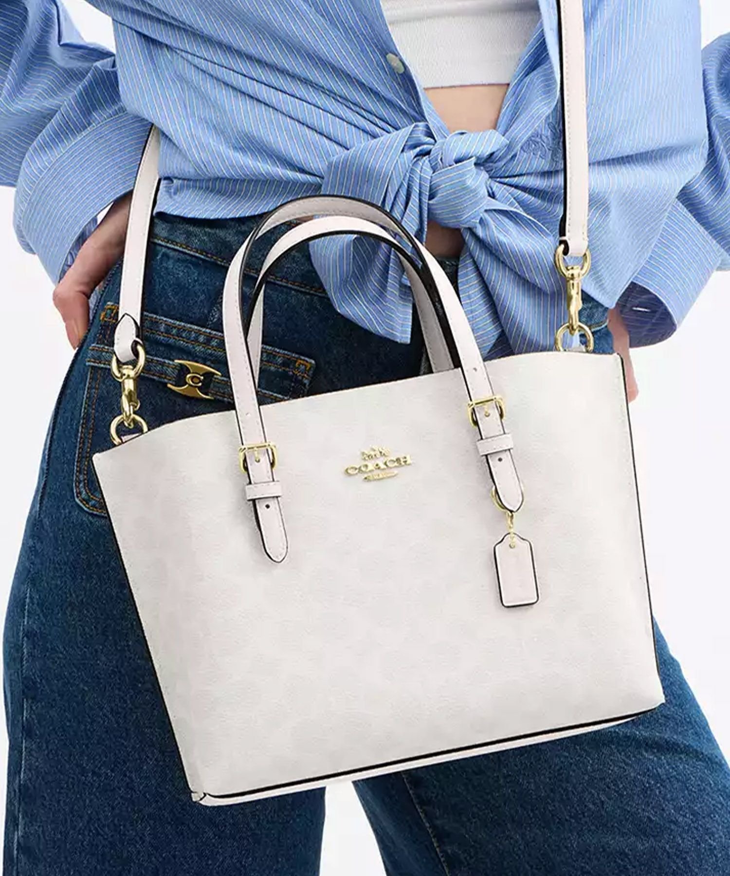 COACH OUTLET｜【公式】モリー トート バッグ 25・シグネチャー