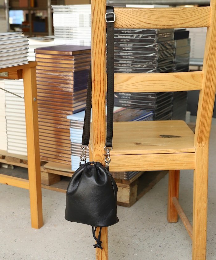 FREAK'S STORE｜2WAY Leather Shoulder Bag 2 / レザー2WAY巾着