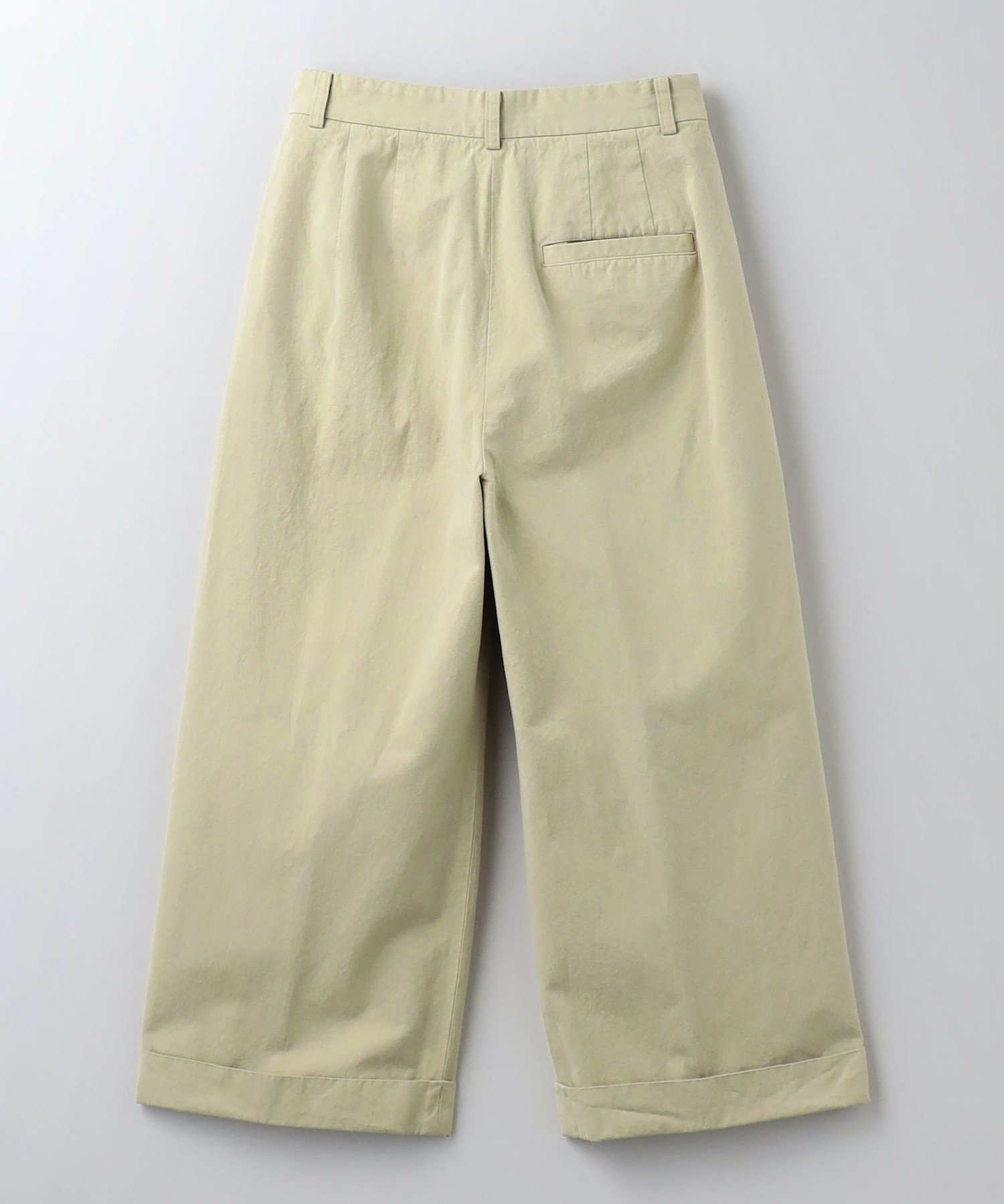 6(ROKU)　コットン チノ ワイド パンツ 6(ROKU)＞コットン チノ ワイド パンツ
