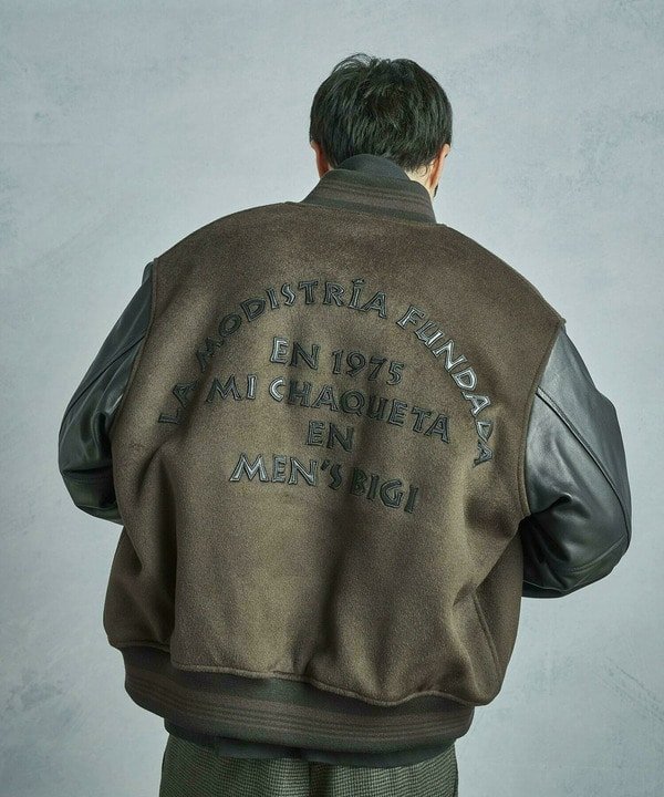 MEN'S BIGI｜【50th Anniv . 中田 慎介】WOOL MELTON STADIUM JAMPER