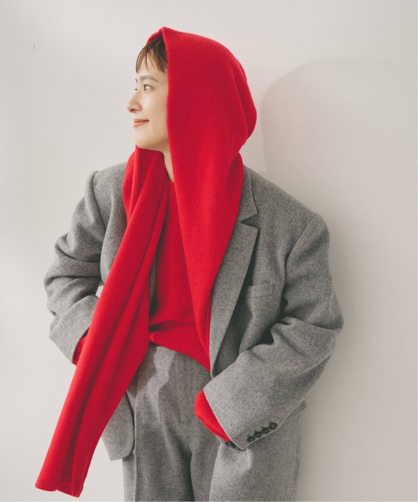 Spick & Span｜Higuchi*Sカシミヤ混フードマフラー | Rakuten Fashion