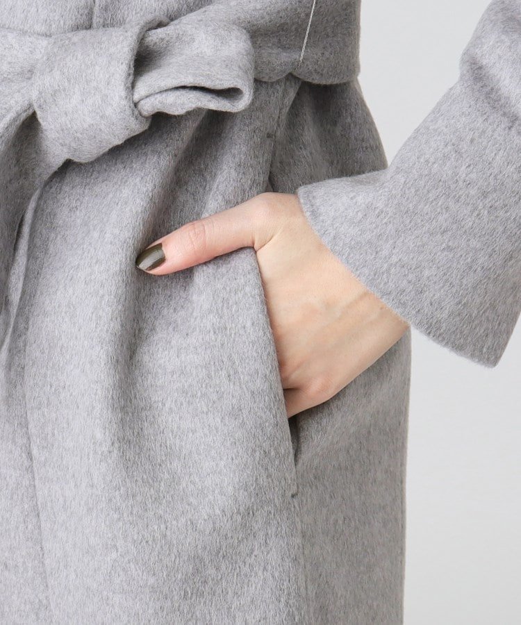 COUP DE CHANCE｜【日本製/フォックスファー/カシミヤ混】ファー付