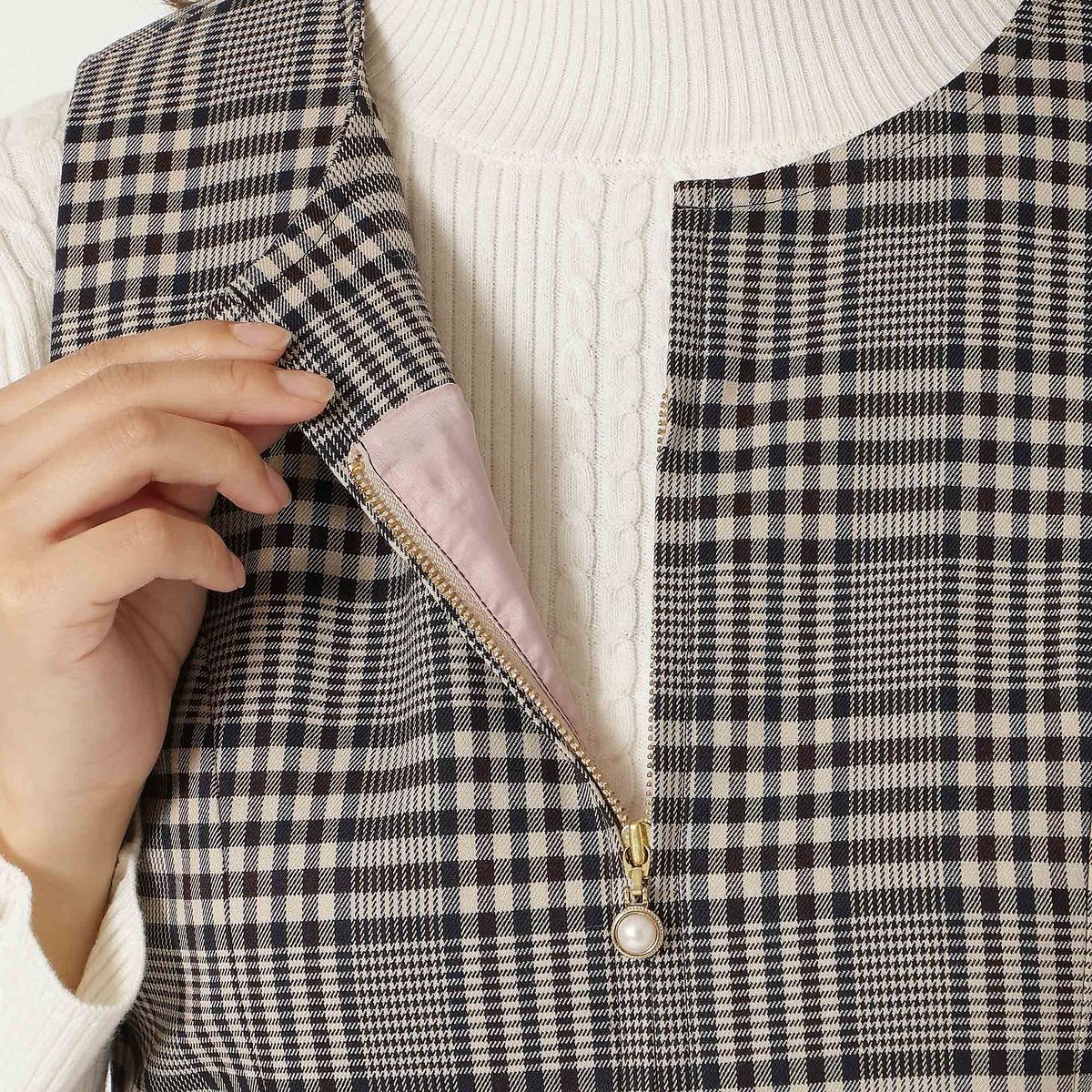 Rose Tiara｜MIXチェックジャンパースカート | Rakuten Fashion(楽天