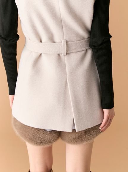 LILY BROWN｜ファー付き3wayケープコート | Rakuten Fashion(楽天