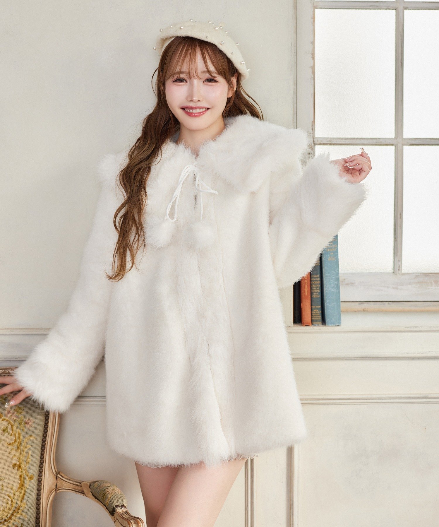 one after another NICE CLAUP｜衿つきファーミドルコート | Rakuten