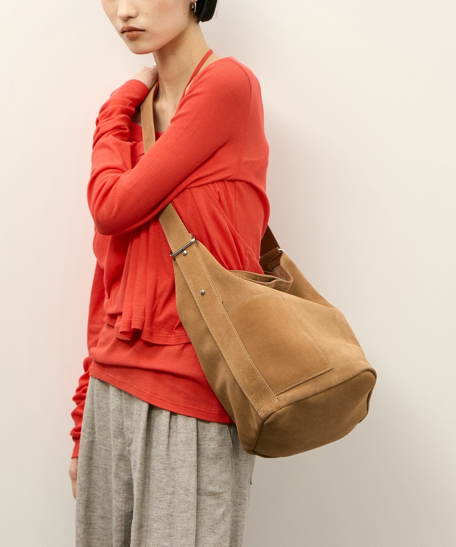 ADAM ET ROPE'｜スプリットレザーワンショルダー2WAYバッグ | Rakuten
