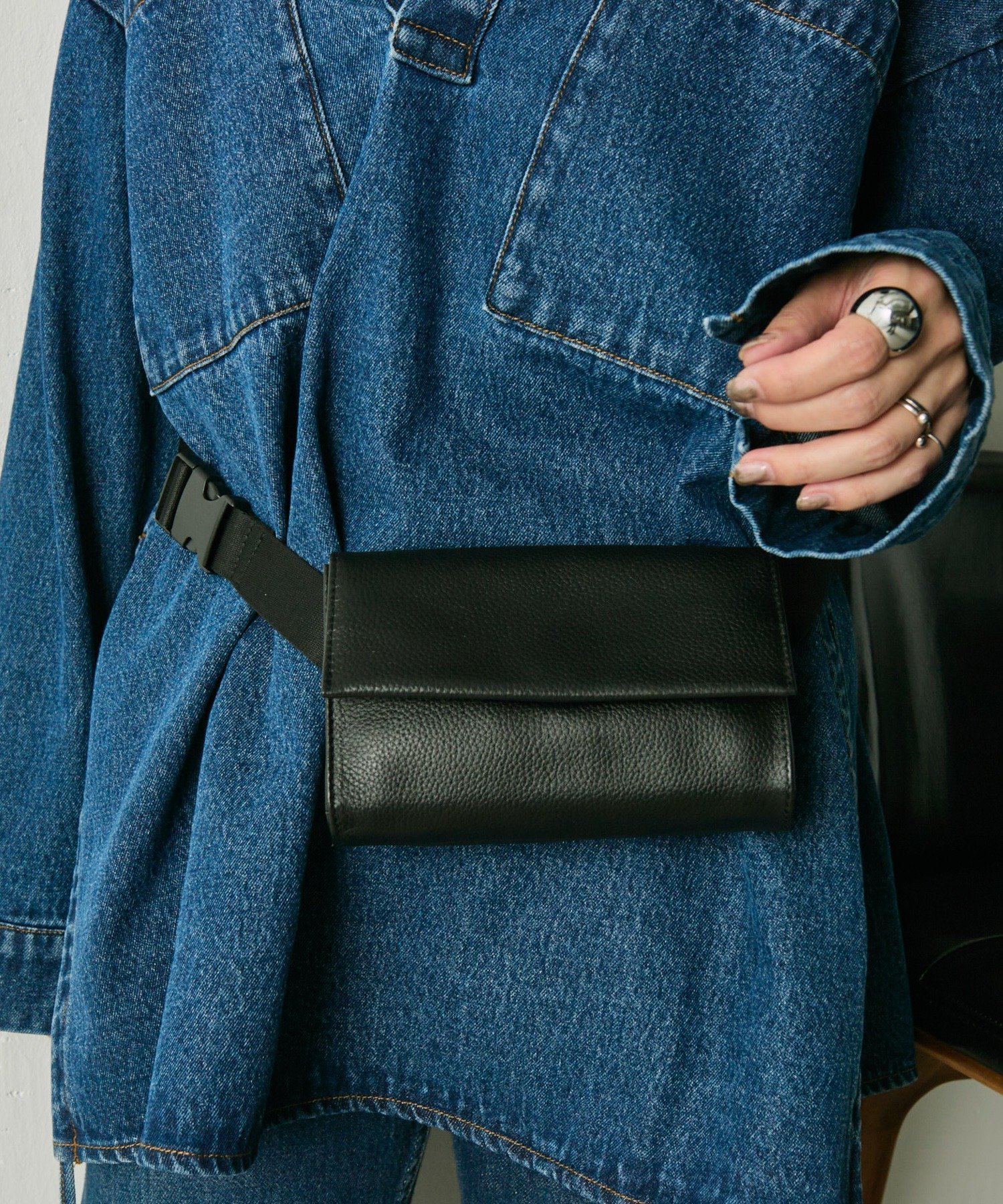 ear PAPILLONNER｜《インフルエンサーuchida企画/本革》ミニワイド