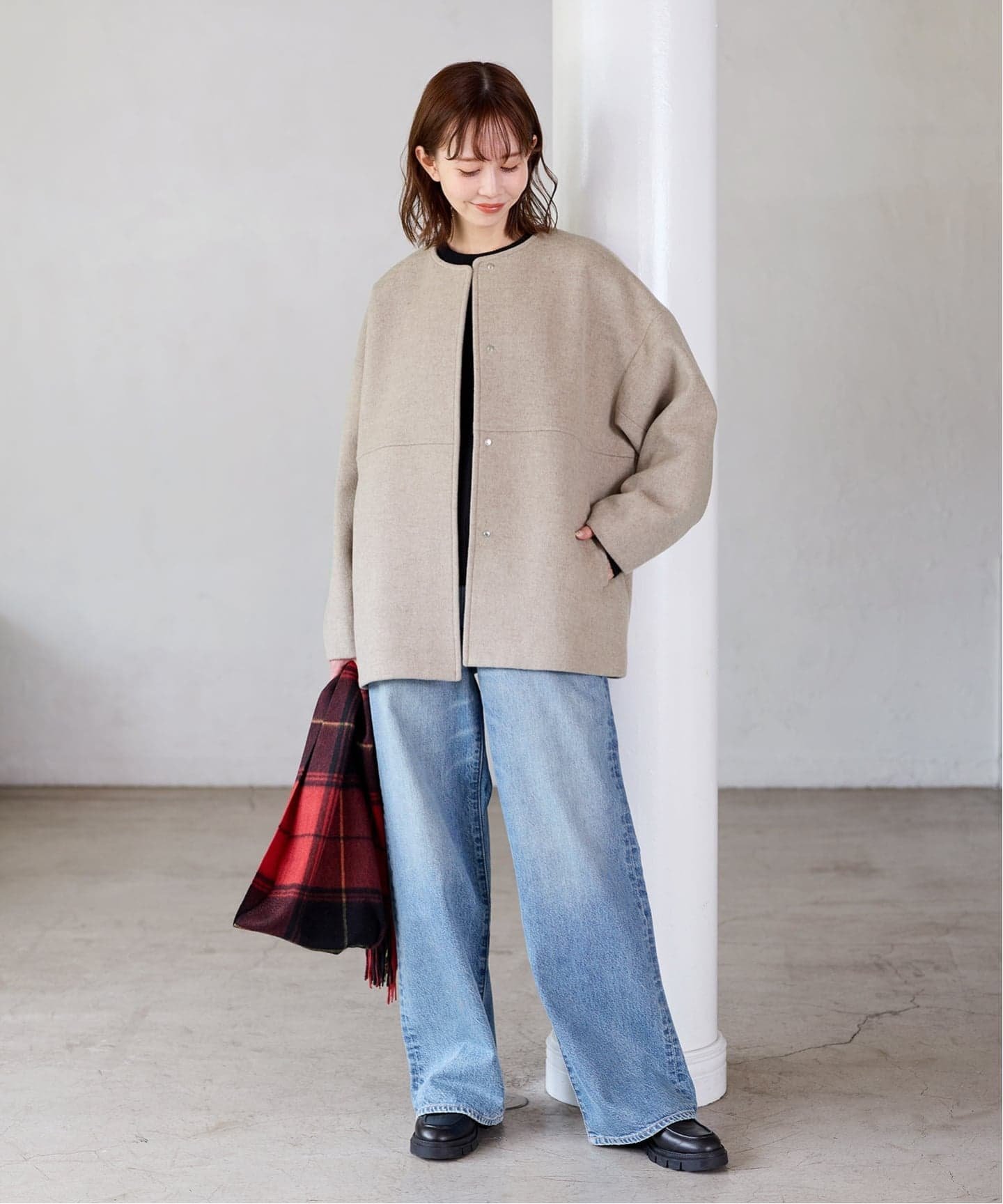 JOURNAL STANDARD｜《追加3》スーパー140ビーバーノーカラーショート