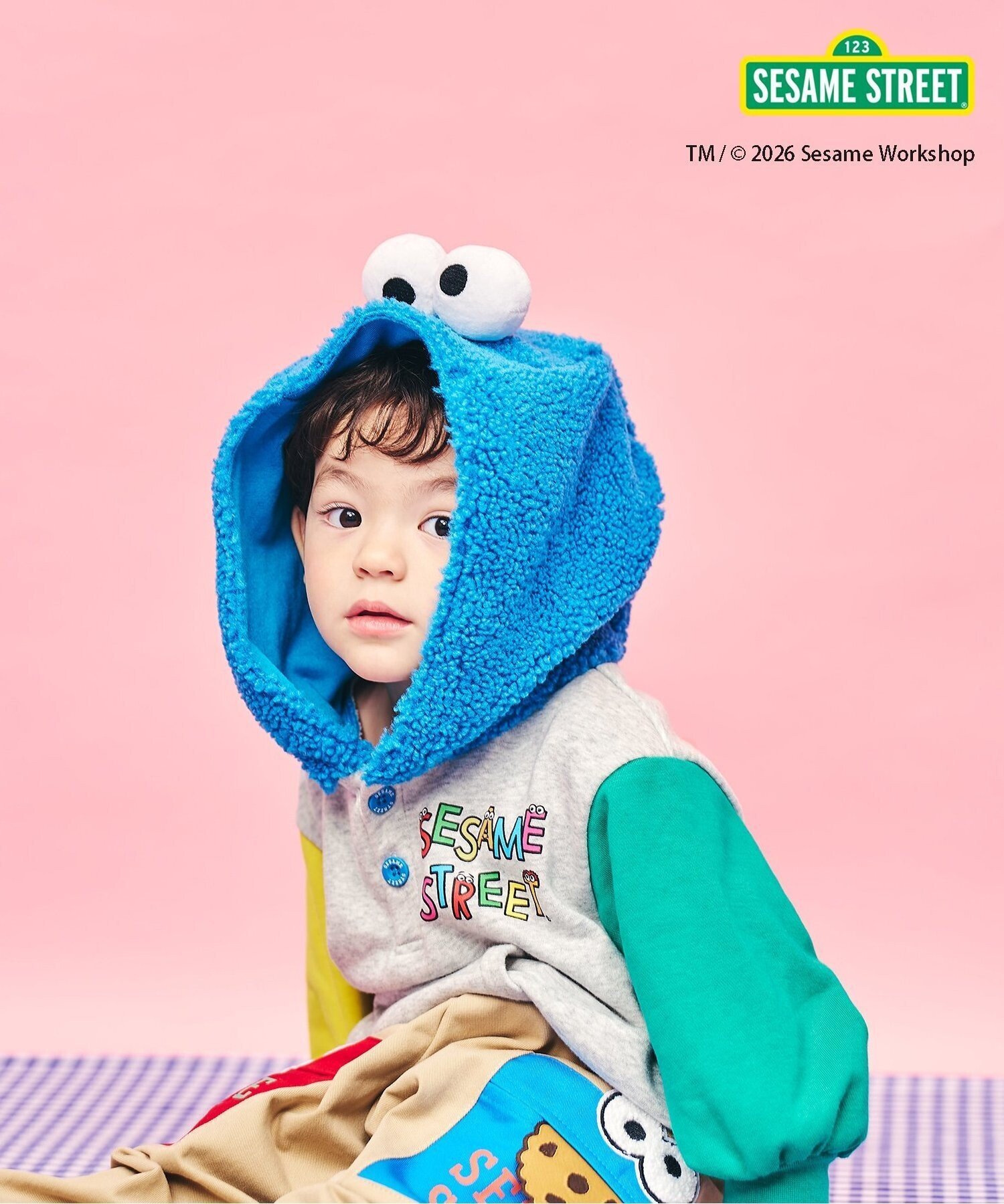 F.O.Online Store｜セサミストリート モチーフ付きパーカー | Rakuten
