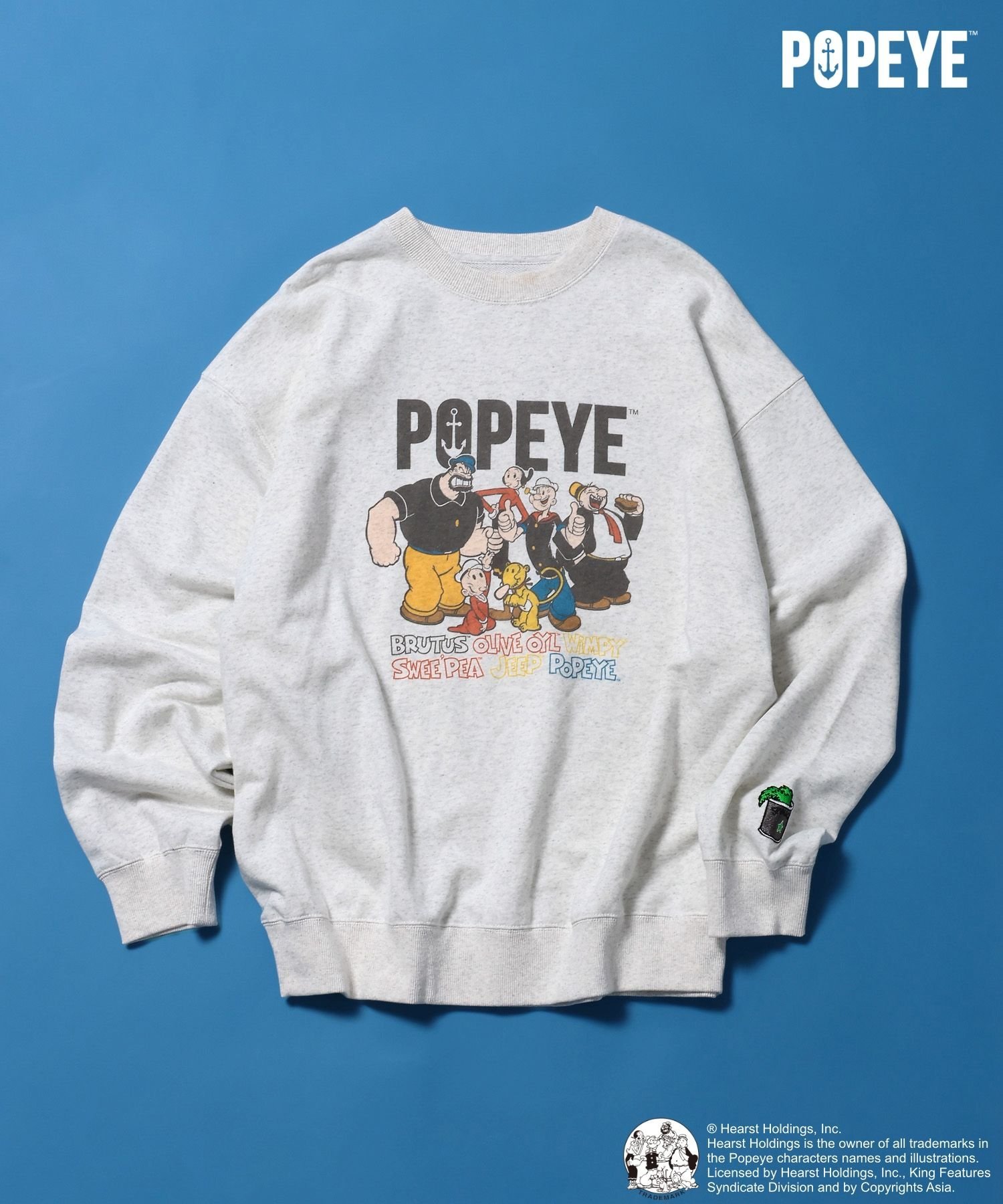niko and ｜【POPEYE(TM)】CHARACTER PRINT SWEATSHIRT | Rakuten