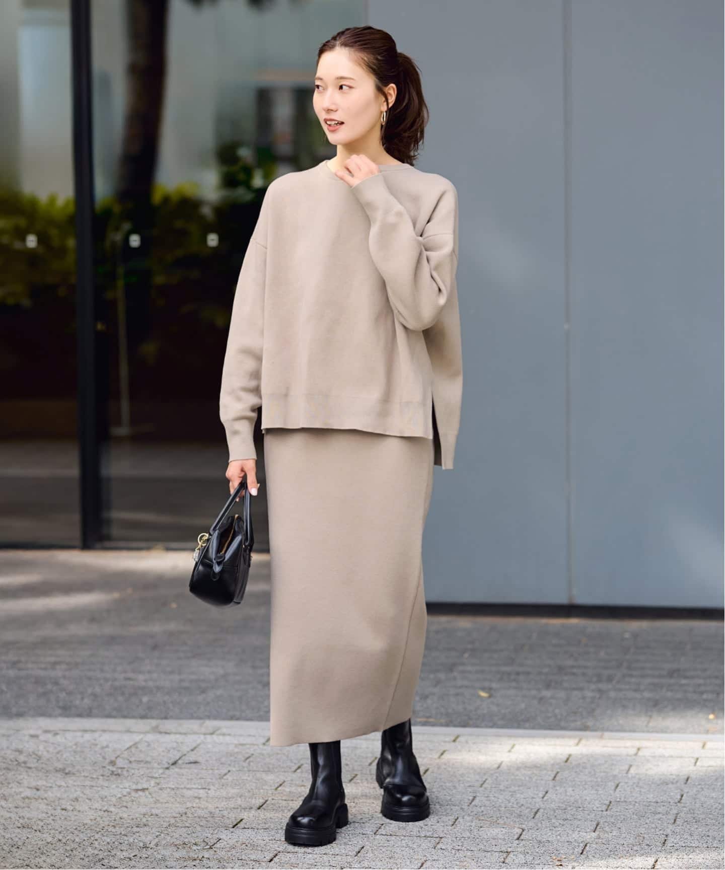 FRAMeWORK｜≪追加≫ダブルジャガードストレートスカート | Rakuten