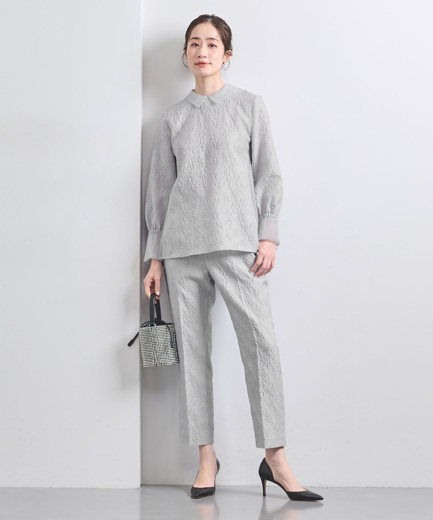 UNITED ARROWS LTD. OUTLET｜ツートーン ジャガード ブラウス