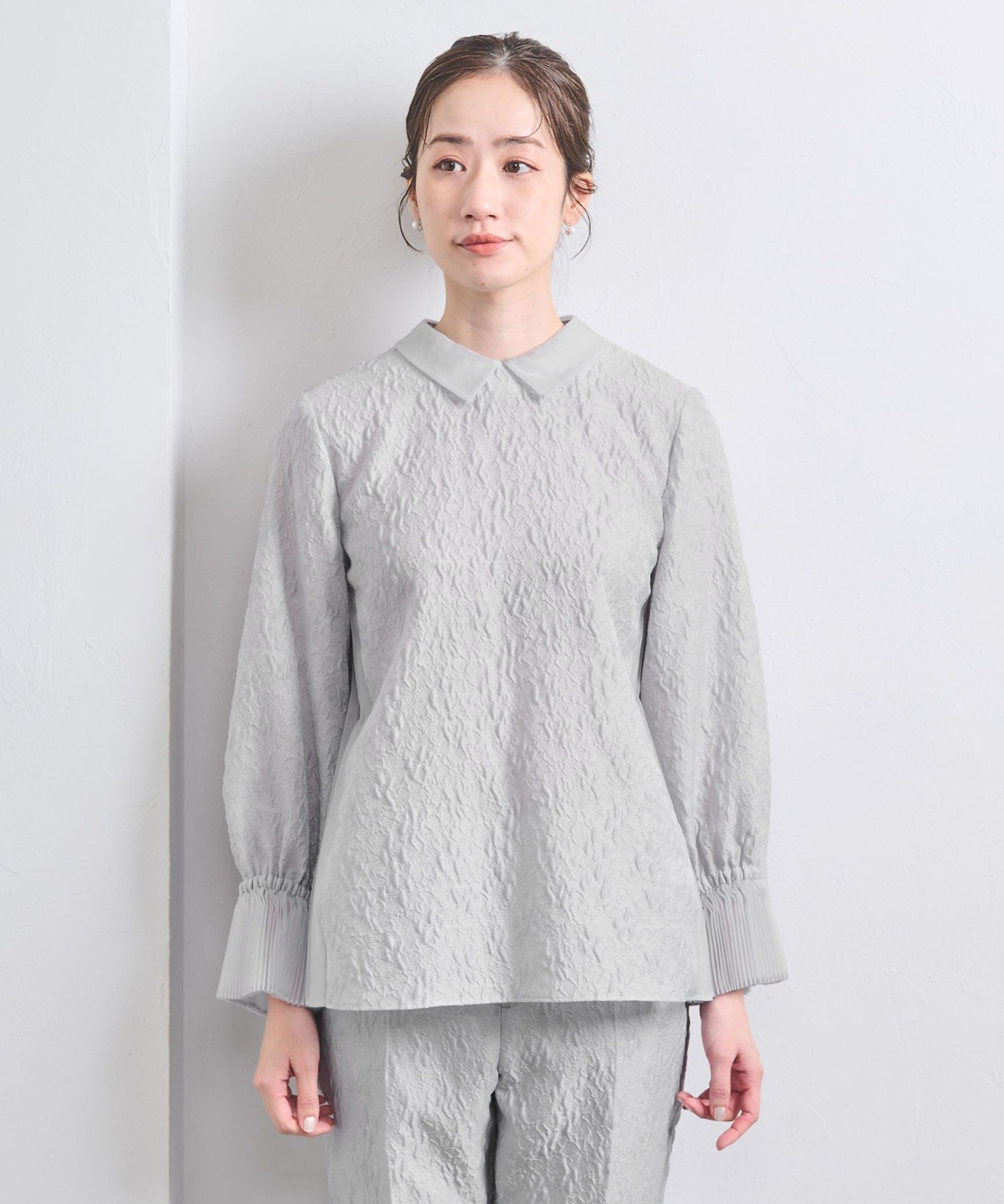 UNITED ARROWS LTD. OUTLET｜ツートーン ジャガード ブラウス