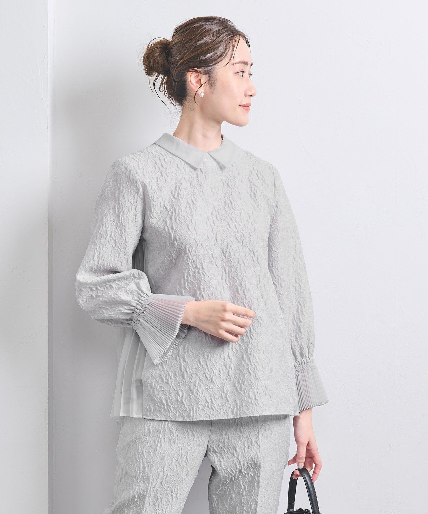 UNITED ARROWS LTD. OUTLET｜ツートーン ジャガード ブラウス