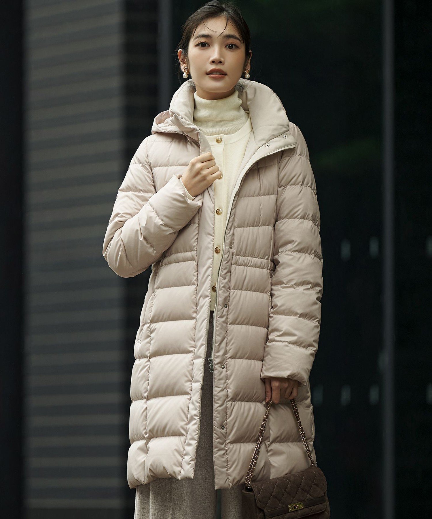 23区｜【VERY掲載/新色追加】シレータフタ ロング ダウンコート