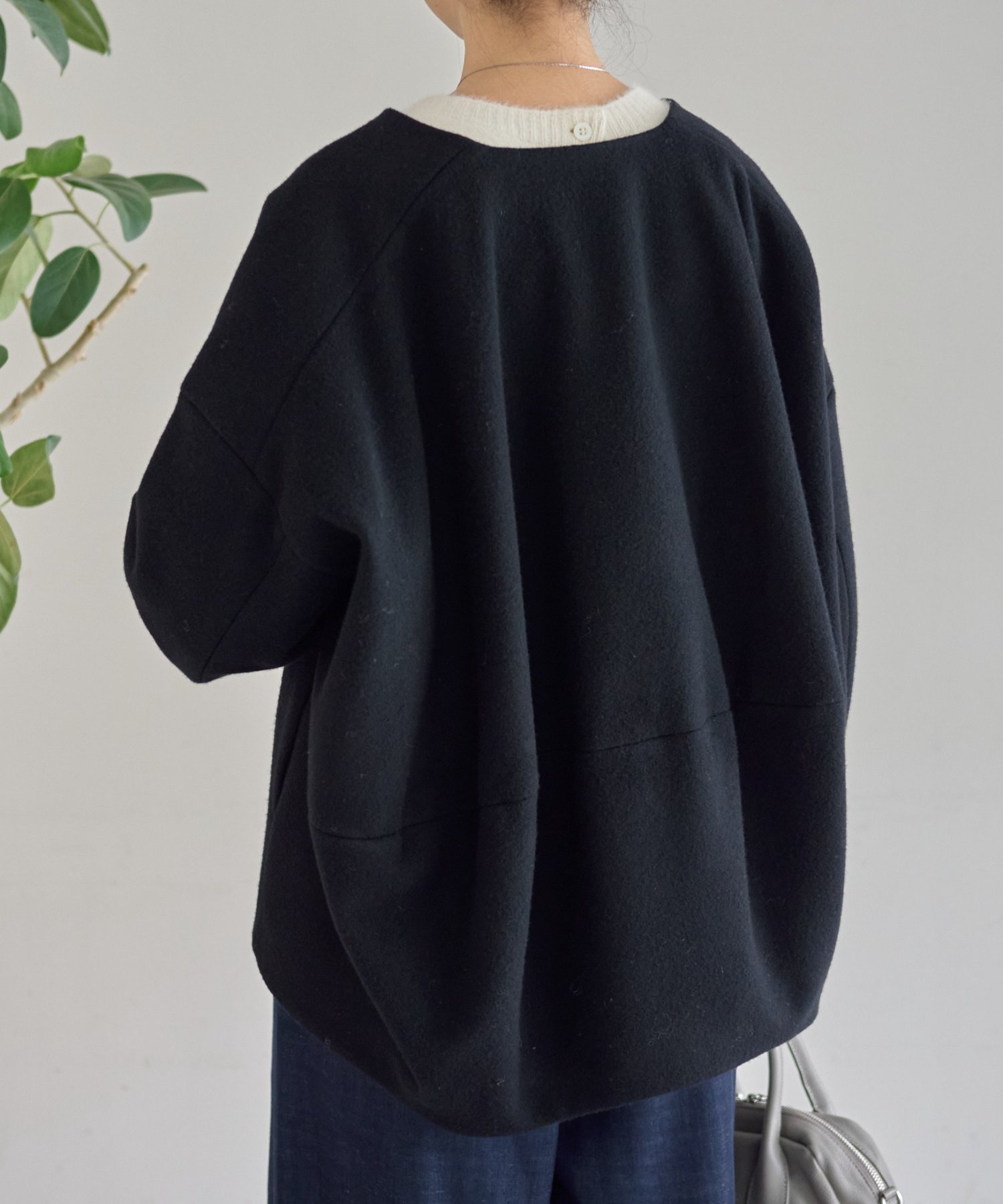 BEARDSLEY｜後ろぷっくりウールショートコート | Rakuten Fashion(楽天