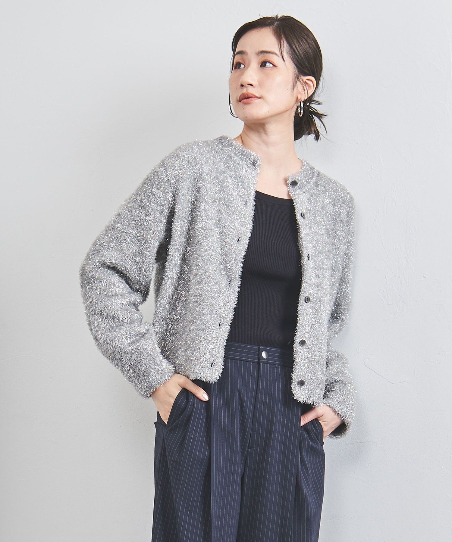 UNITED ARROWS LTD. OUTLET｜グリッターラメ カーディガン | Rakuten