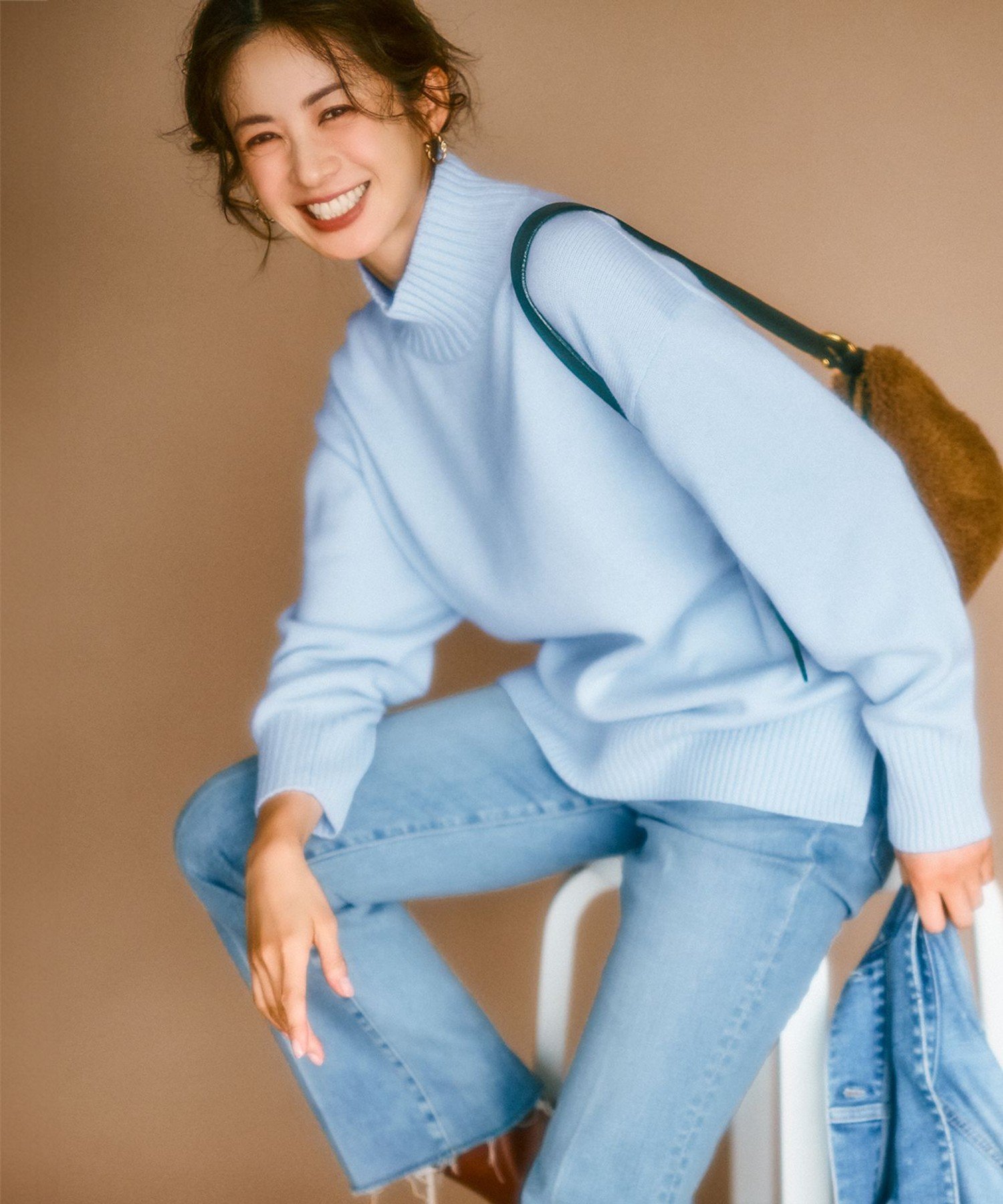 23区｜【洗える】カシミヤブレンド ハイネック ニット | Rakuten