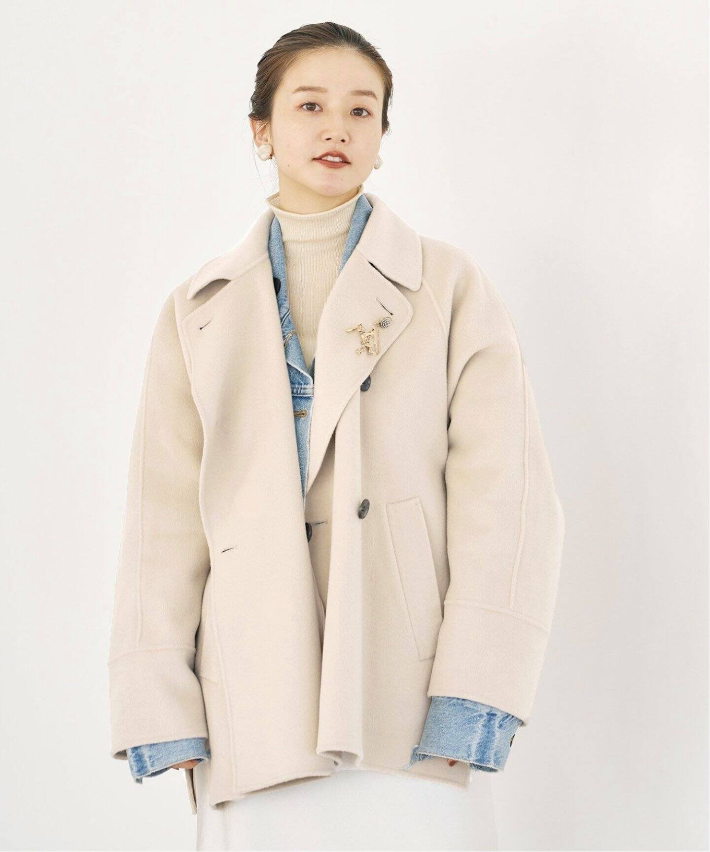 IENA｜《追加2》スーパー160ダブルフェイス ショートコート | Rakuten