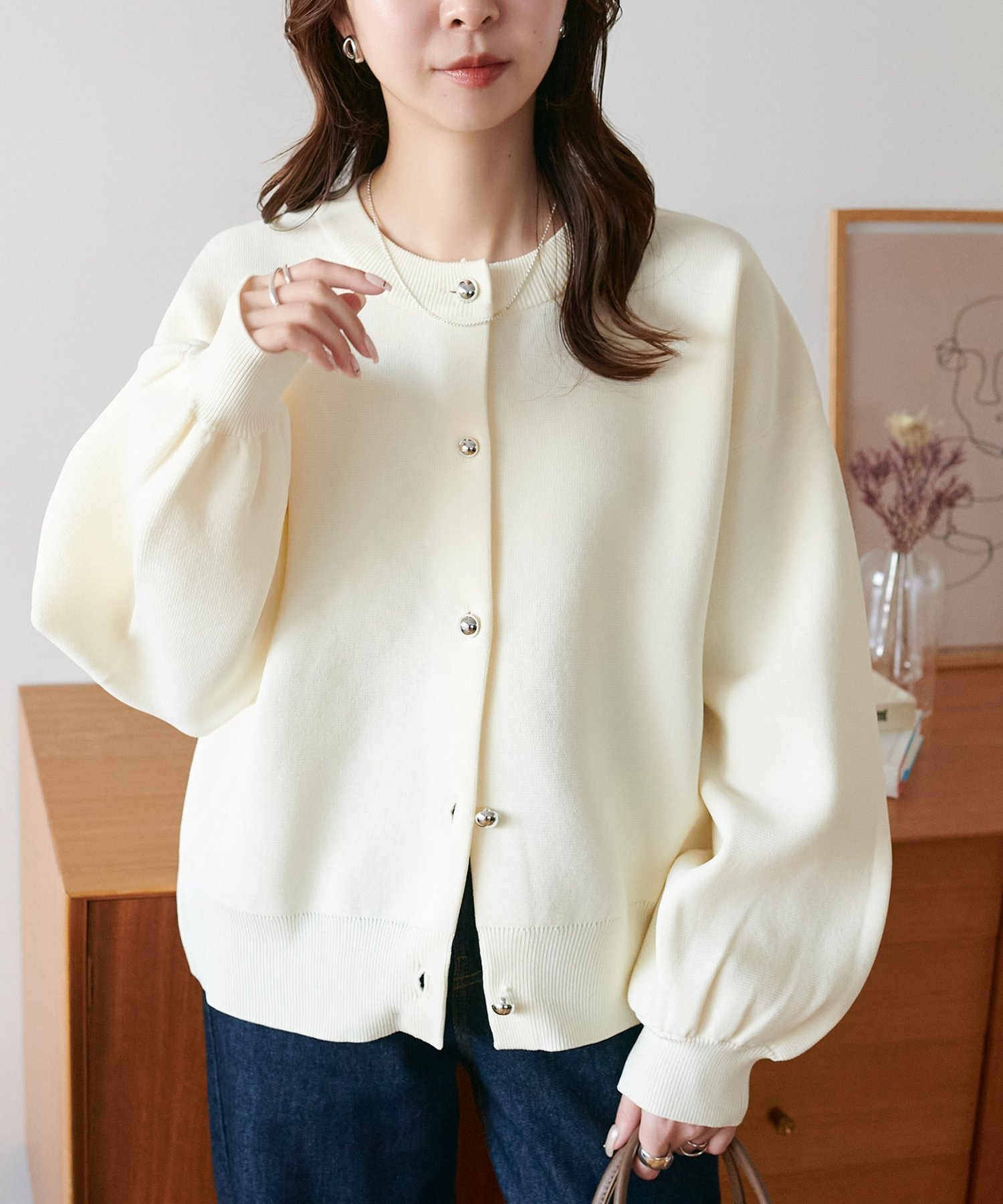 カーディガン(ホワイト/白色)アイテム一覧 | Rakuten Fashion(楽天