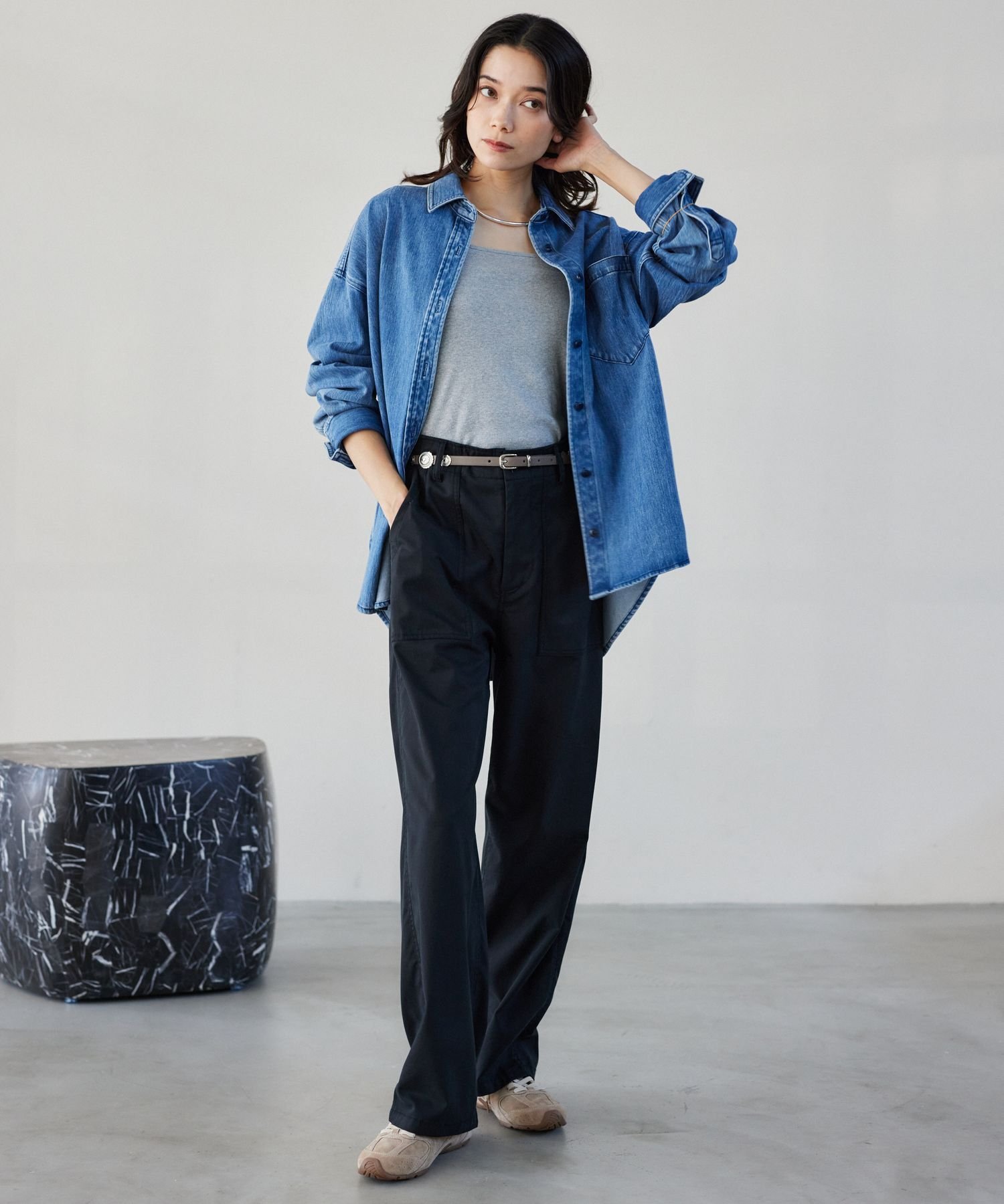 BARNYARDSTORM｜カットデニムシャツジャケット | Rakuten Fashion(楽天