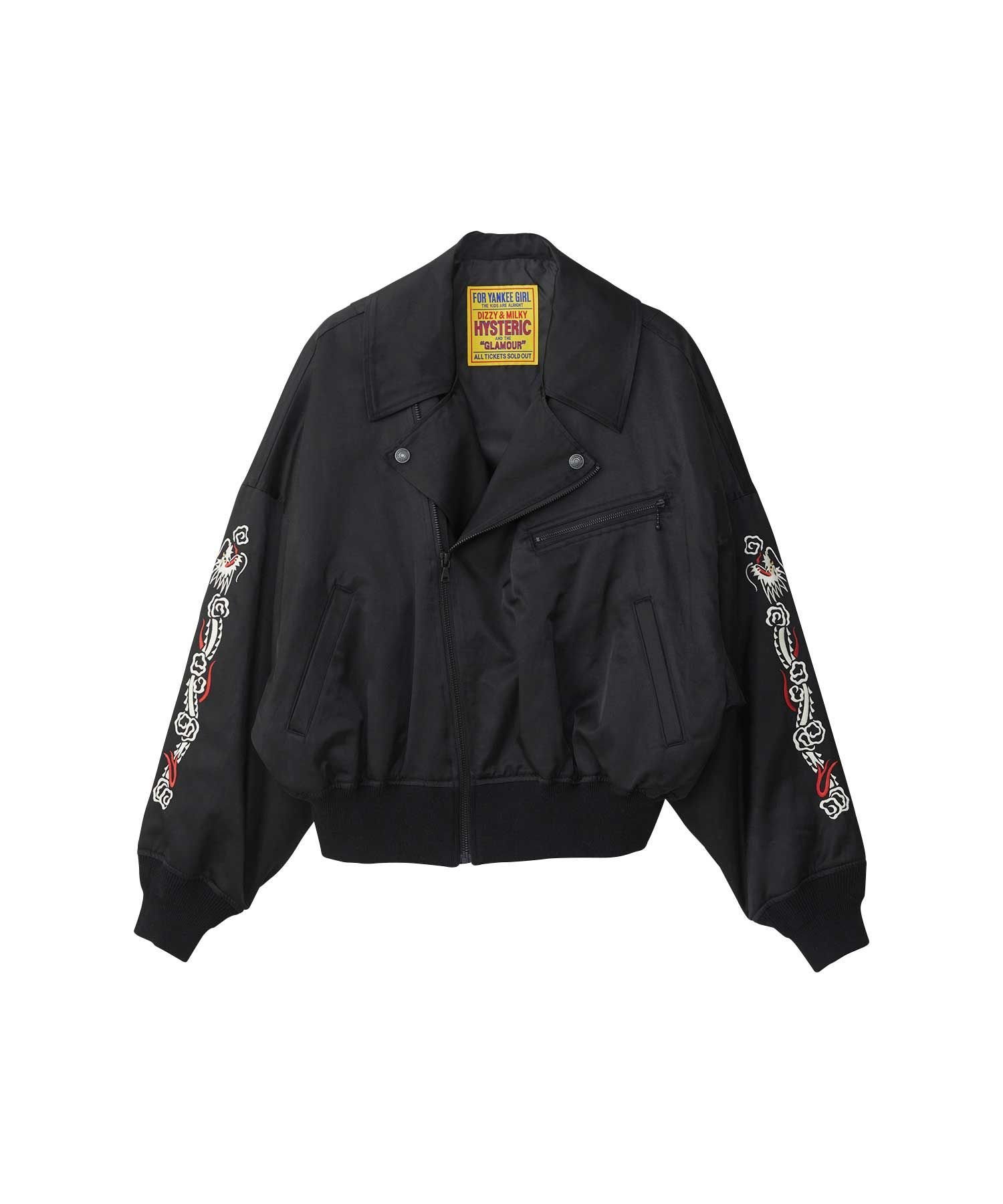 HYSTERIC GLAMOUR｜DRAGON刺繍 ライダーススカジャン | Rakuten