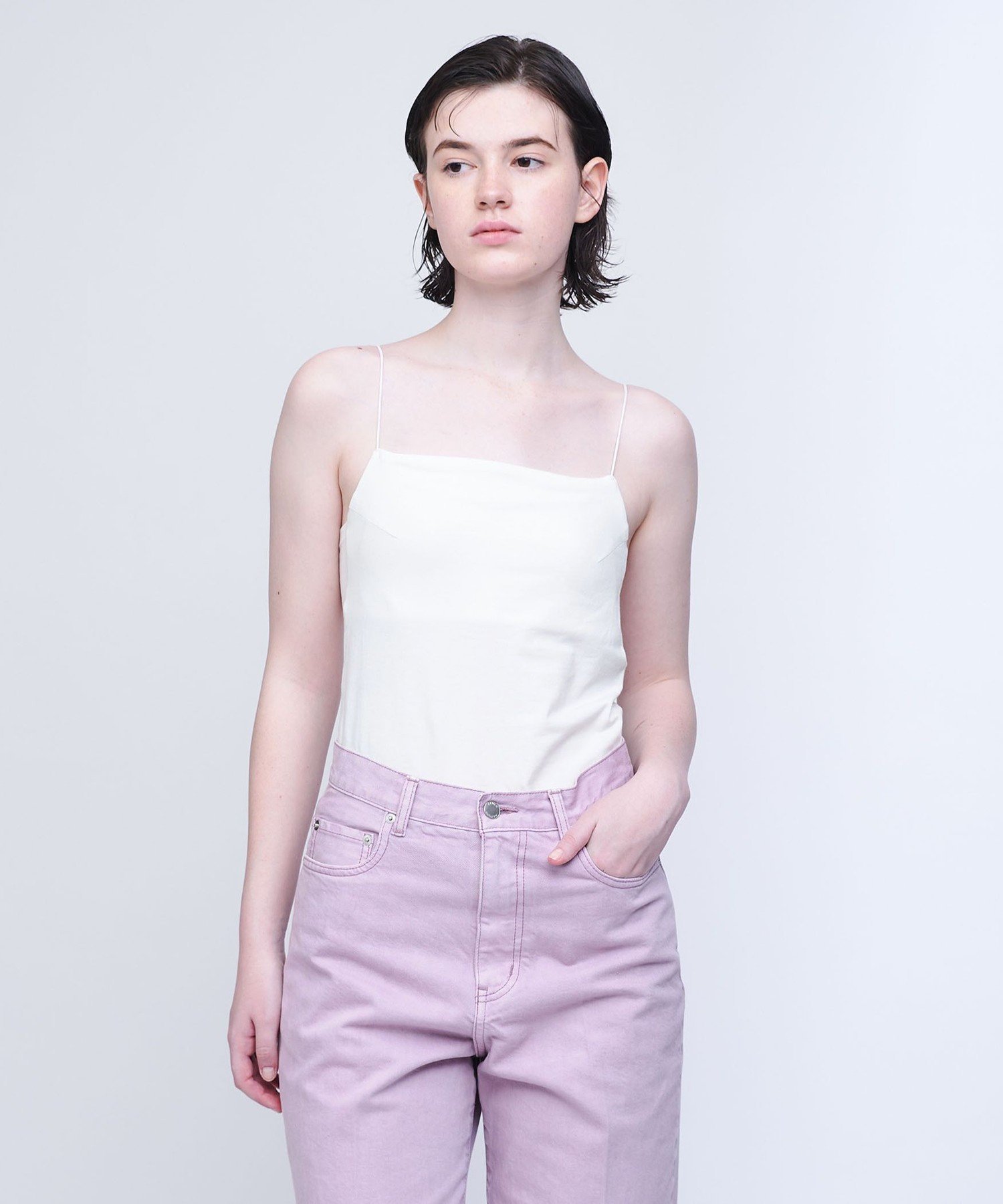 イウエンマトフ AEWEN MATOPH キャミソール UNITED ARROWS｜<AEWEN MATOPH>バックライン スクエア キャミソール