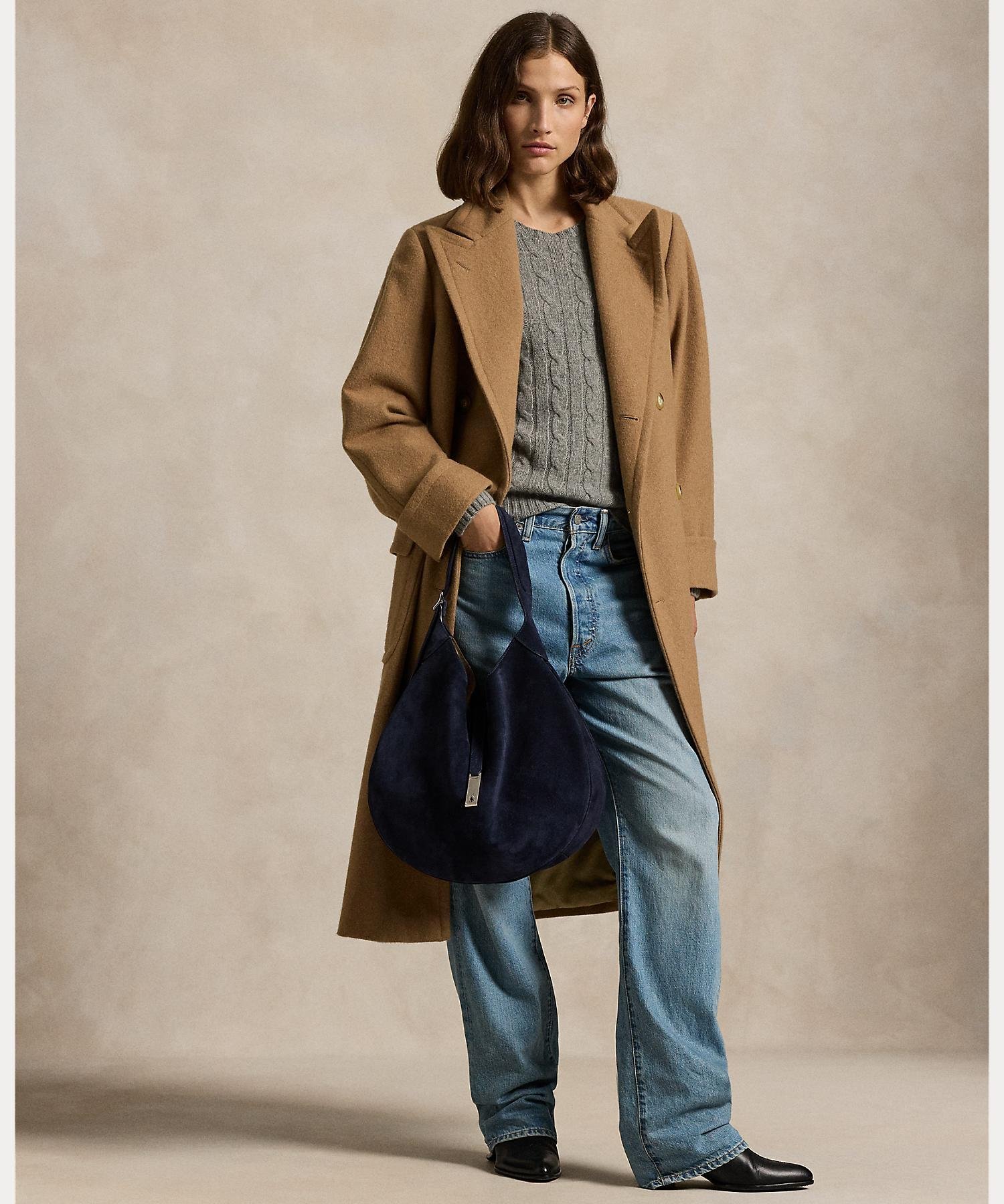 RALPH LAUREN｜Polo ID スエード ラージ ショルダー バッグ | Rakuten