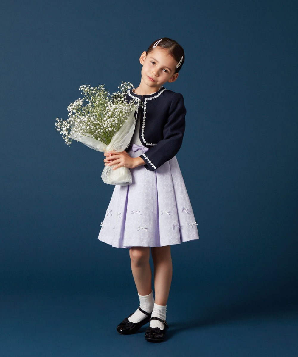 a.v.v｜[110-130]【セレモニースタイル】レースジャガードフィット