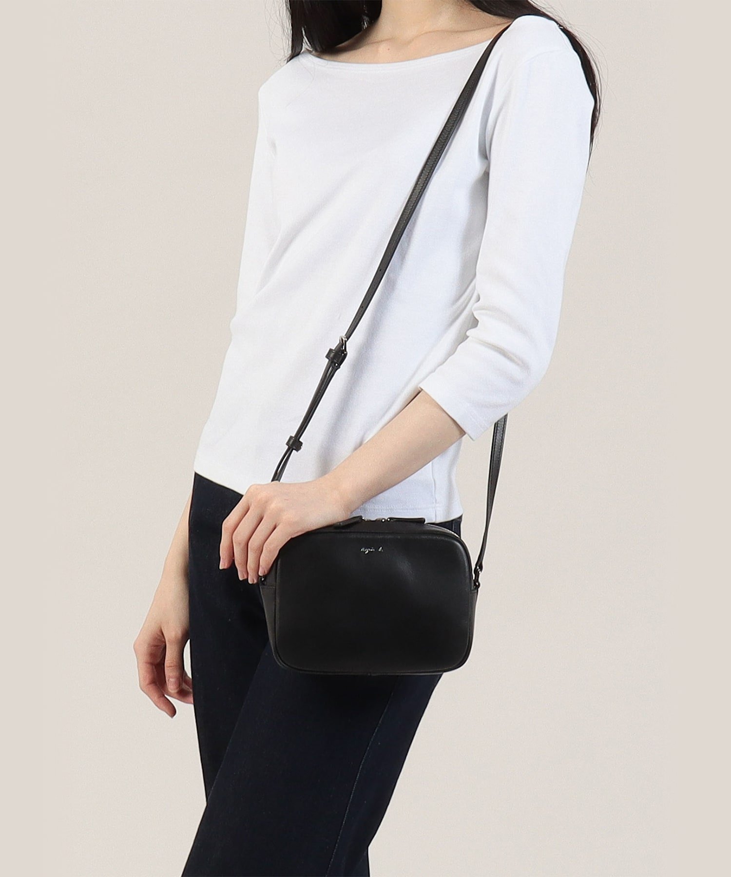 agnes b.｜Lucy ミニショルダーバッグ QAS01-07 | Rakuten Fashion