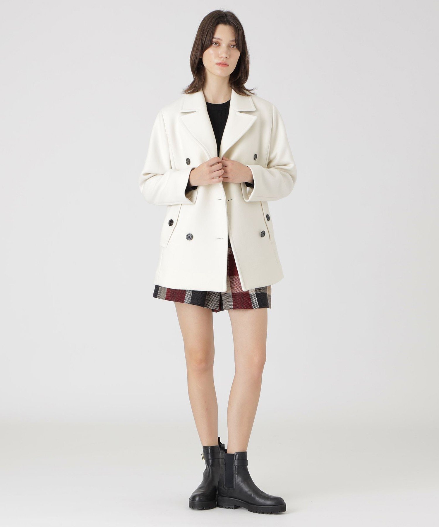 BLUE LABEL / BLACK LABEL CRESTBRIDGE｜ツイルメルトンピーコート