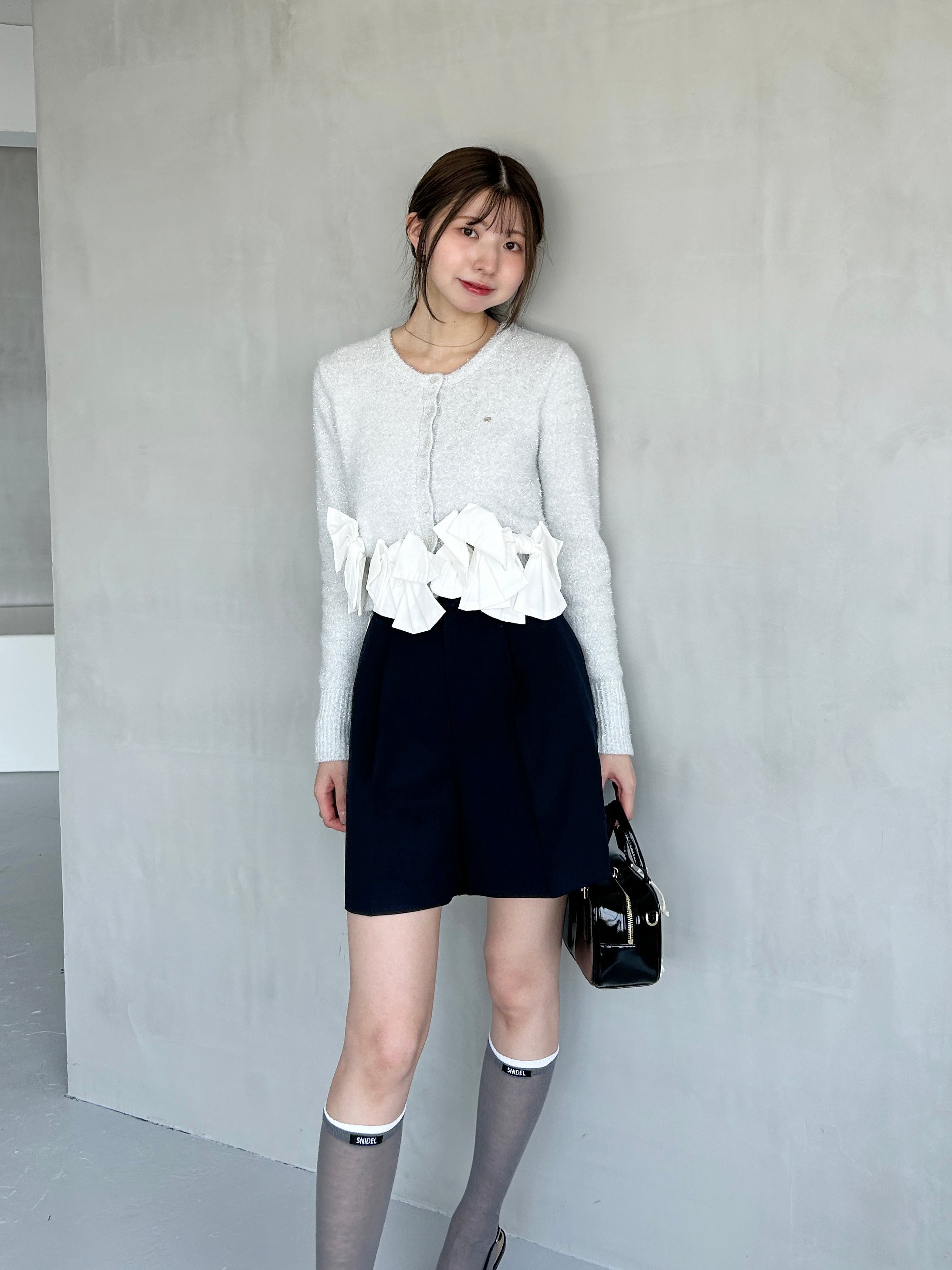 SNIDEL｜リボンモチーフカーディガン | Rakuten Fashion(楽天