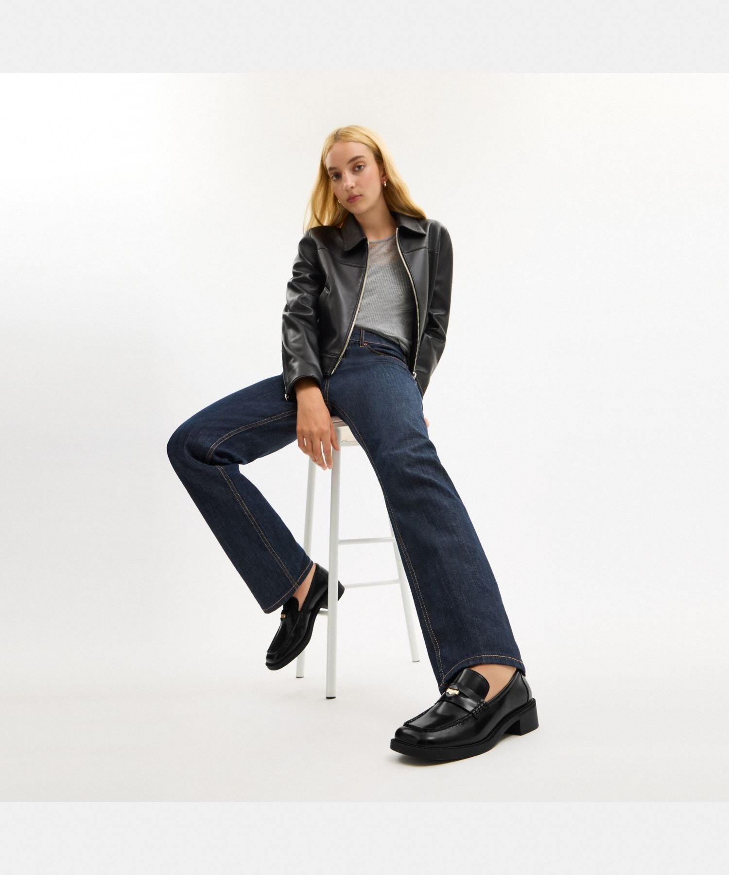 COACH OUTLET｜【公式】スクエア トゥ ローファー | Rakuten Fashion