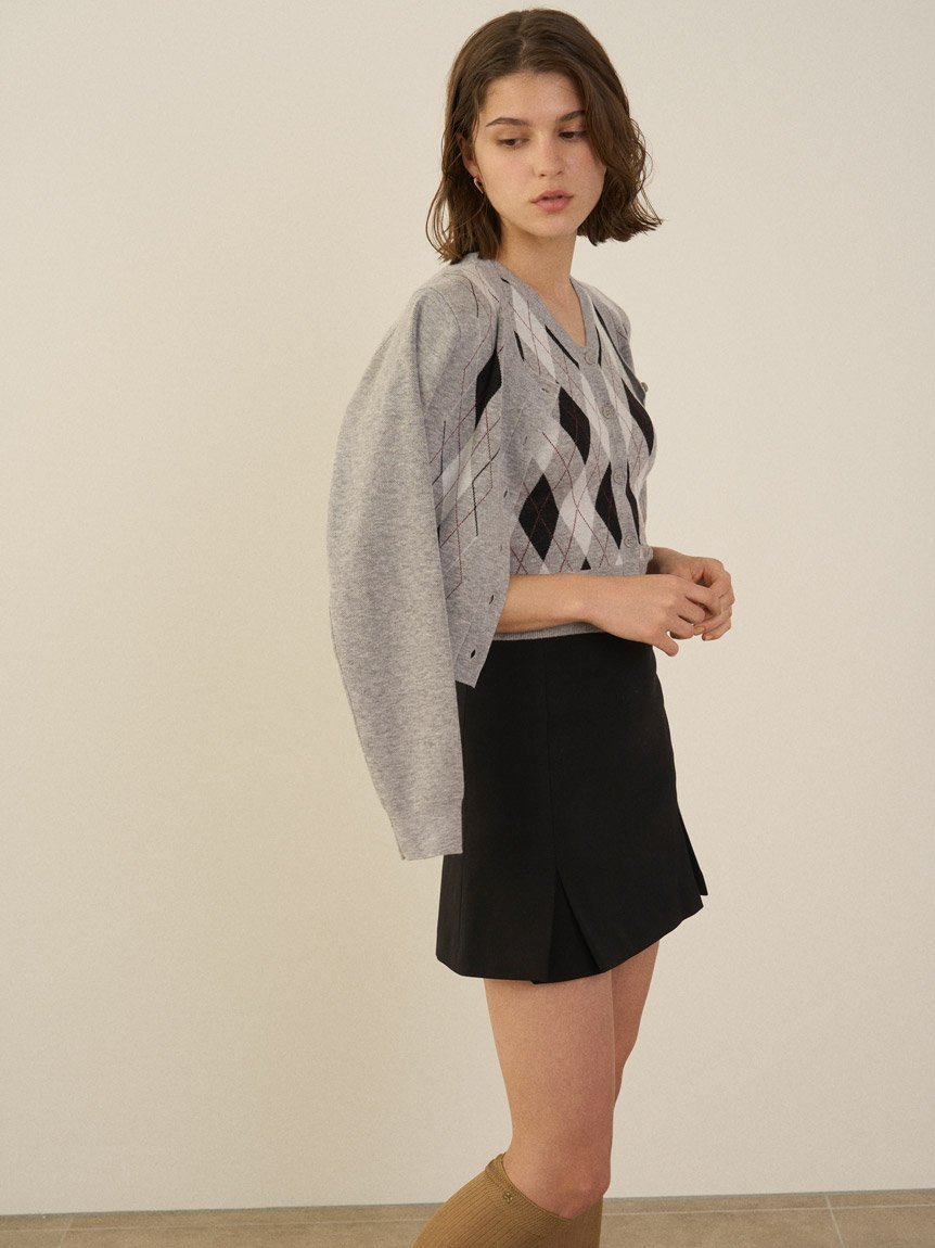 SNIDEL｜アーガイルカーディガン | Rakuten Fashion(楽天ファッション