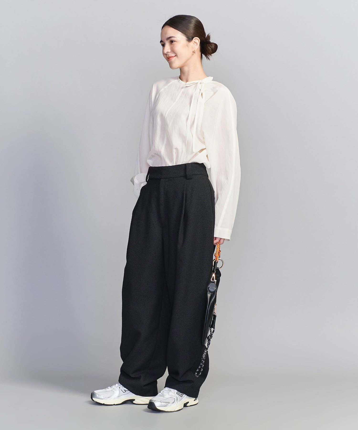 UNITED ARROWS LTD. OUTLET｜キュプラ リボンタイノーカラーブラウス