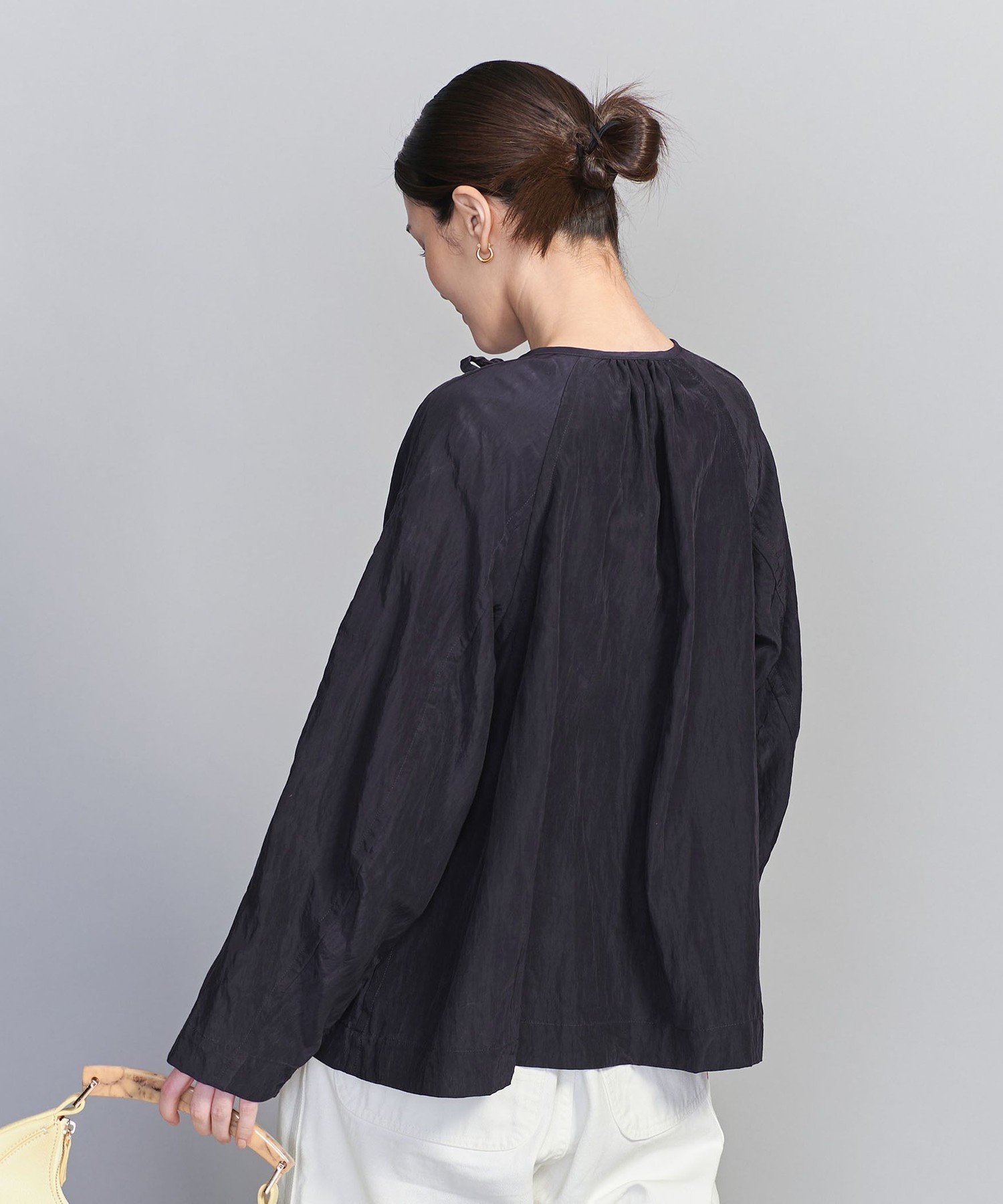 UNITED ARROWS LTD. OUTLET｜キュプラ リボンタイノーカラーブラウス