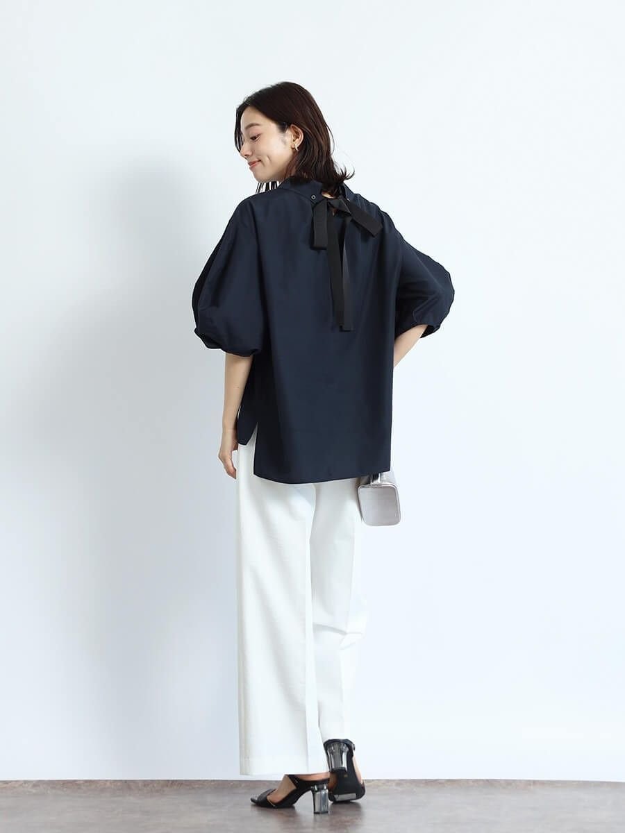 Vin｜バックリボンパフスリーブブラウス | Rakuten Fashion(楽天