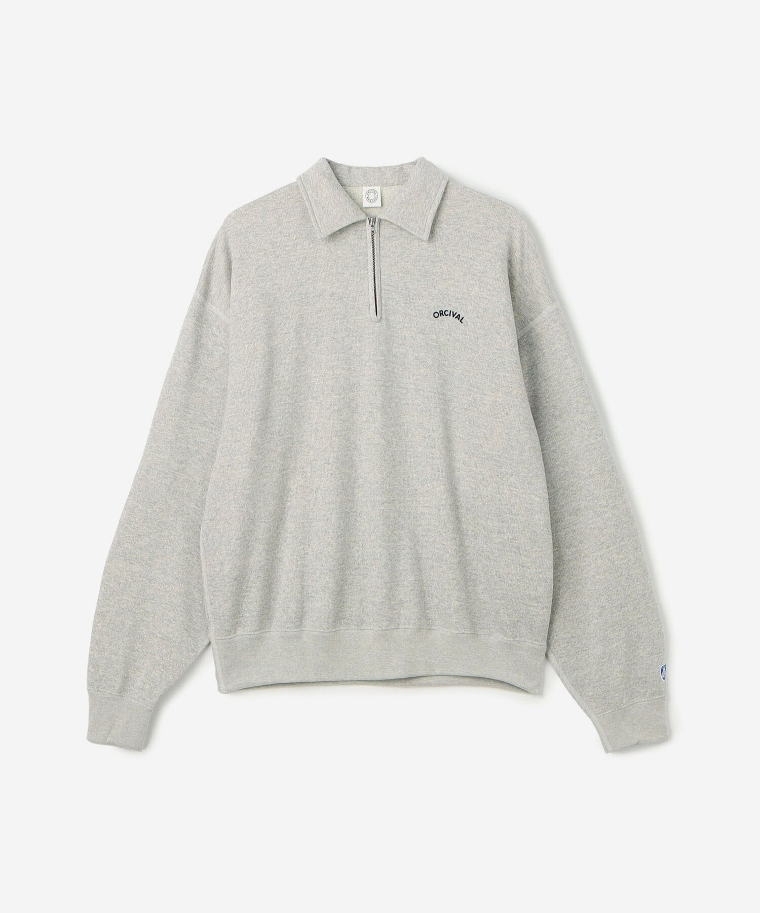 Bshop｜ORCIVAL | コットン裏毛 ハーフジッププルオーバー MEN