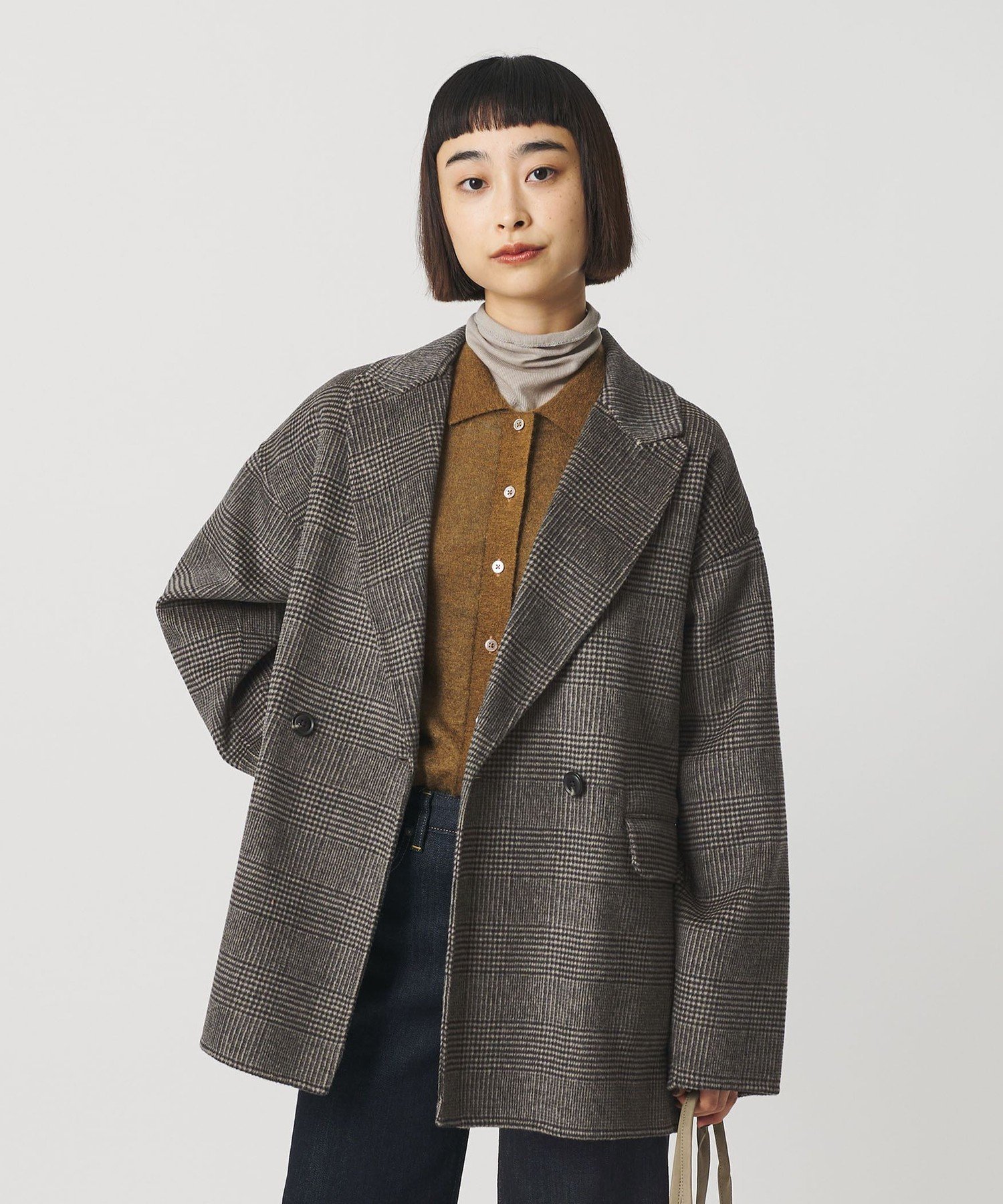 美品✧ ビューティアンドユース リバー テーラードミドルコート